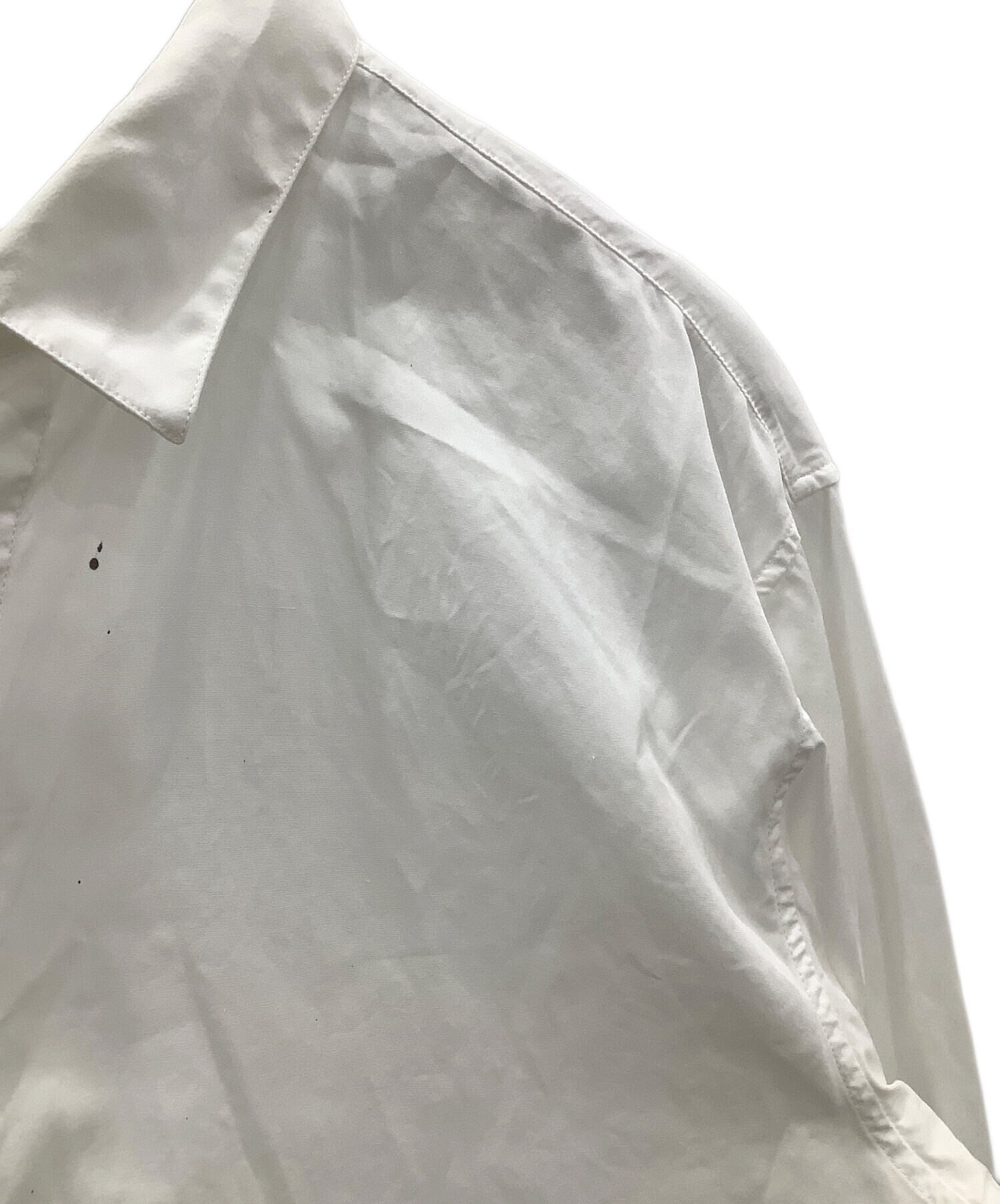 中古・古着通販】Dior (ディオール) 長袖シャツ DIOR ホワイト ヨゴレ