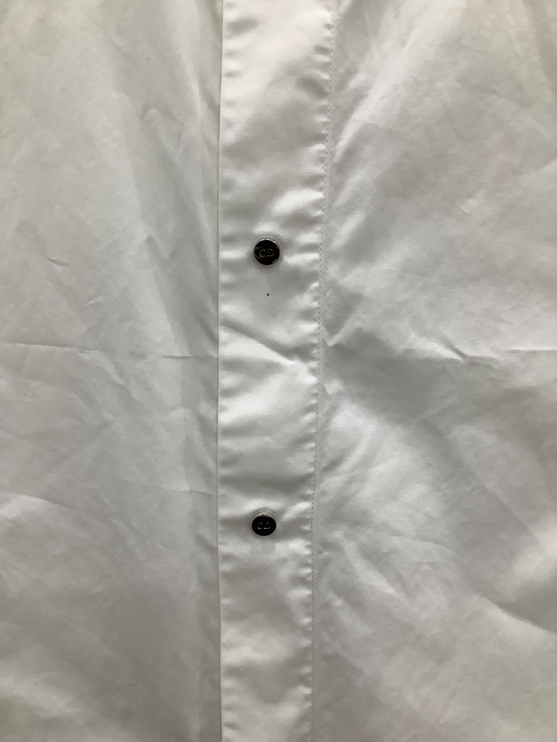 中古・古着通販】Dior (ディオール) 長袖シャツ DIOR ホワイト ヨゴレ