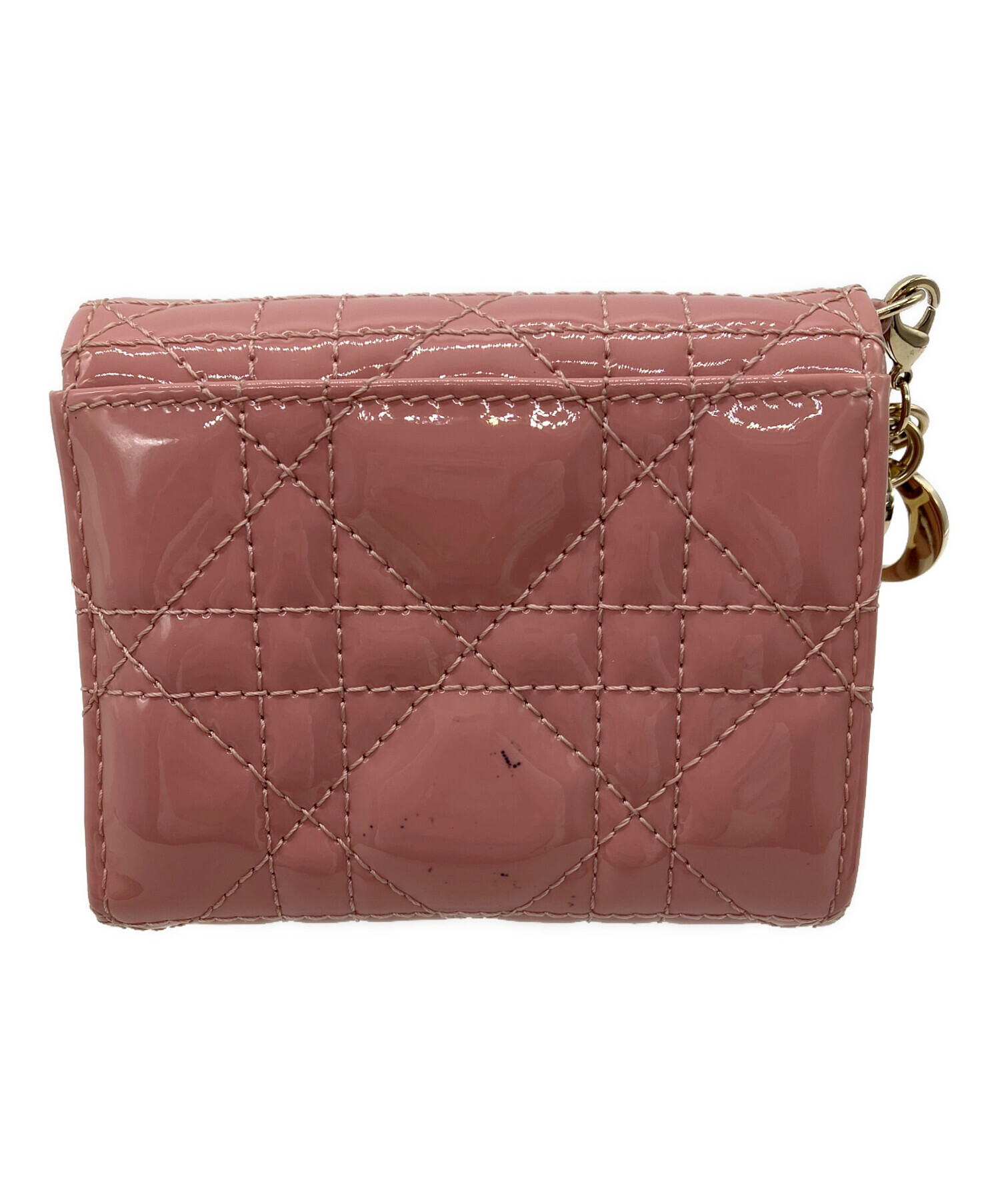 Christian Dior ロータスウォレット 三つ折り財布　限定色 中古・古着通販】Christian Dior (クリスチャン ディオール) 3つ折り