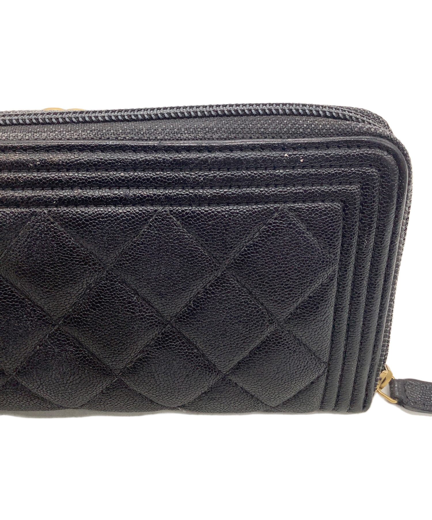 中古・古着通販】CHANEL (シャネル) ラウンドファスナー財布 CHANEL