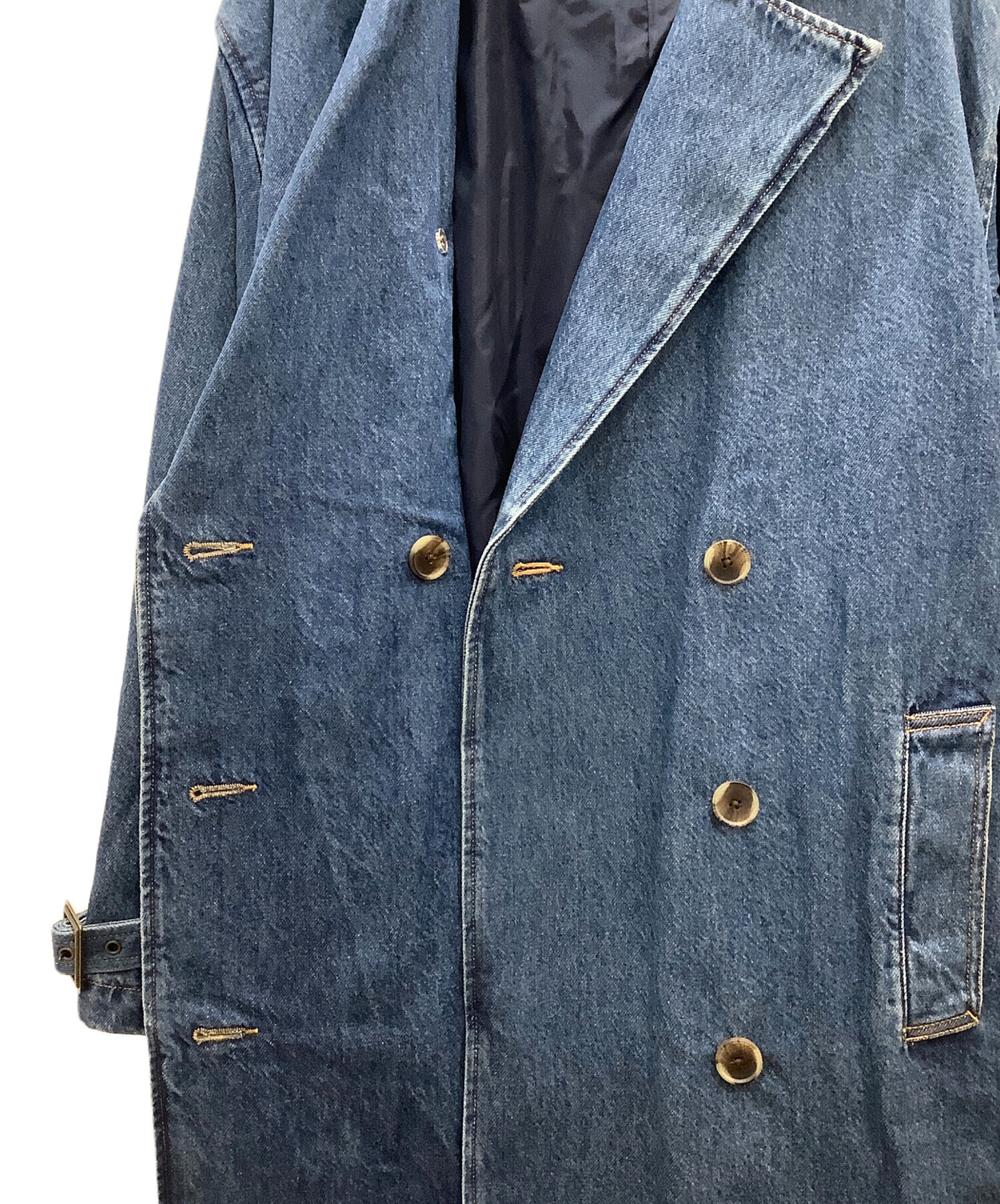 中古・古着通販】LEVI'S (リーバイス) デニムトレンチコート LEVI'S