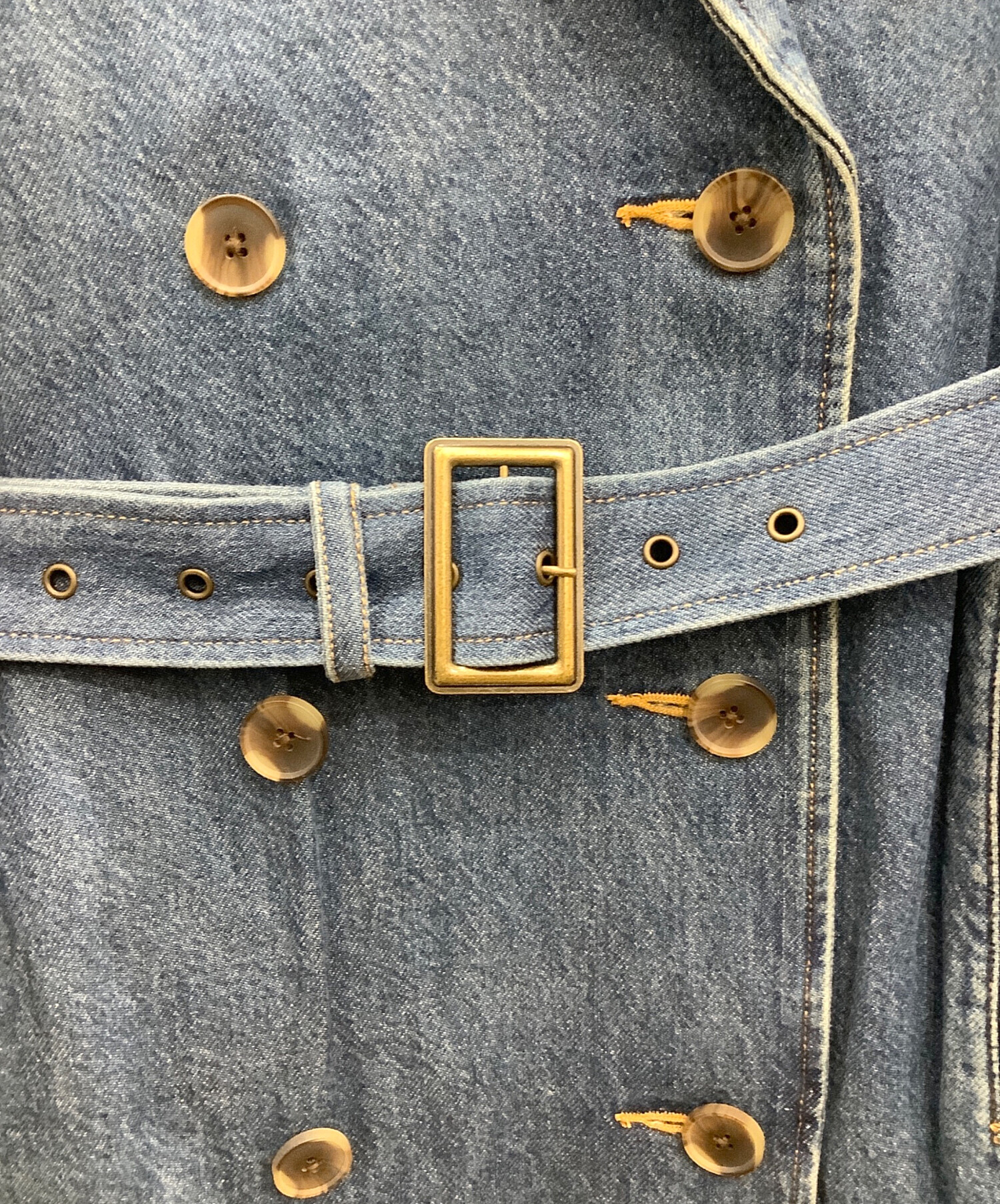 中古・古着通販】LEVI'S (リーバイス) デニムトレンチコート LEVI'S