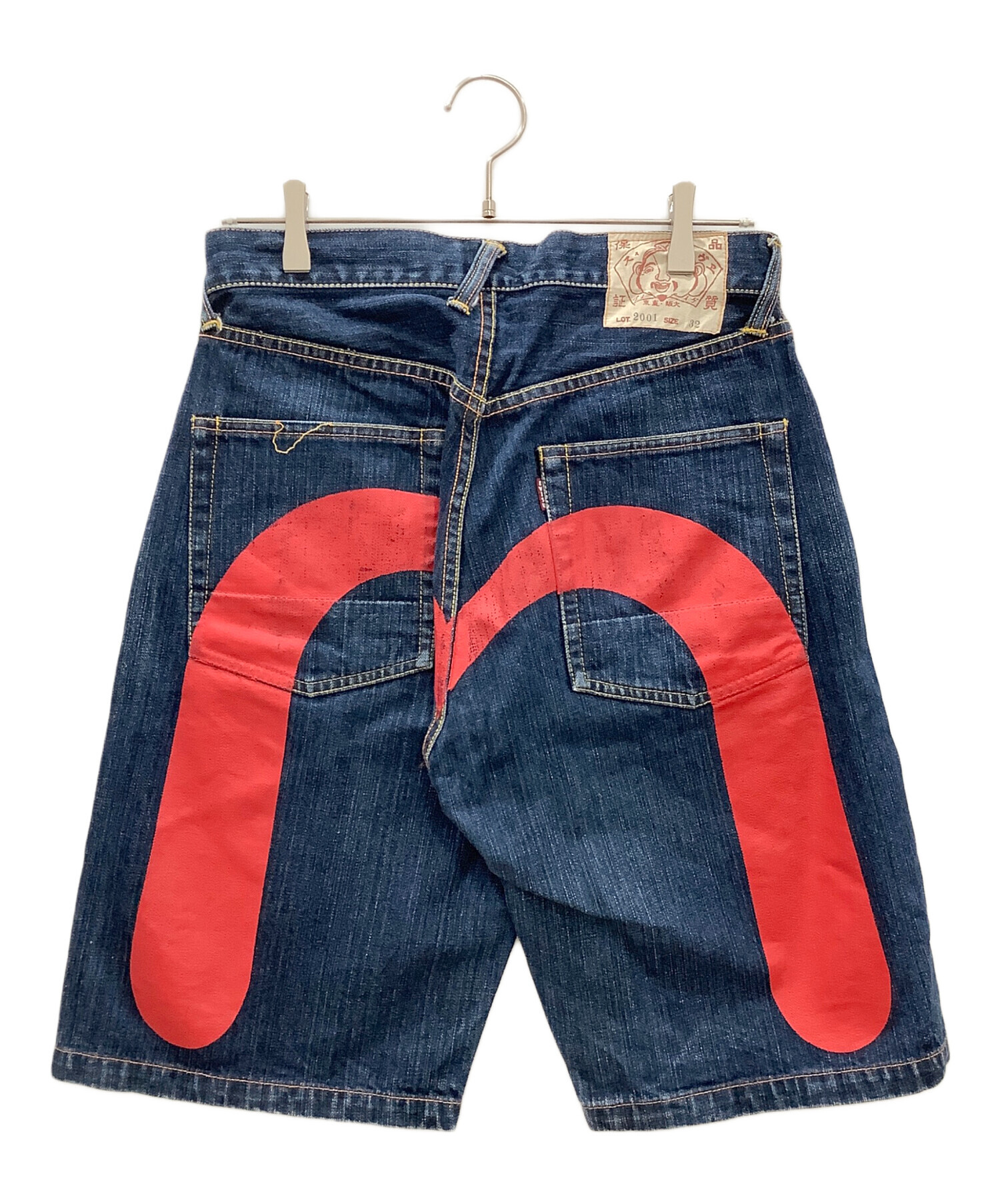 中古・古着通販】EVISU (エヴィス) デニムハーフパンツ EVISU メンズ