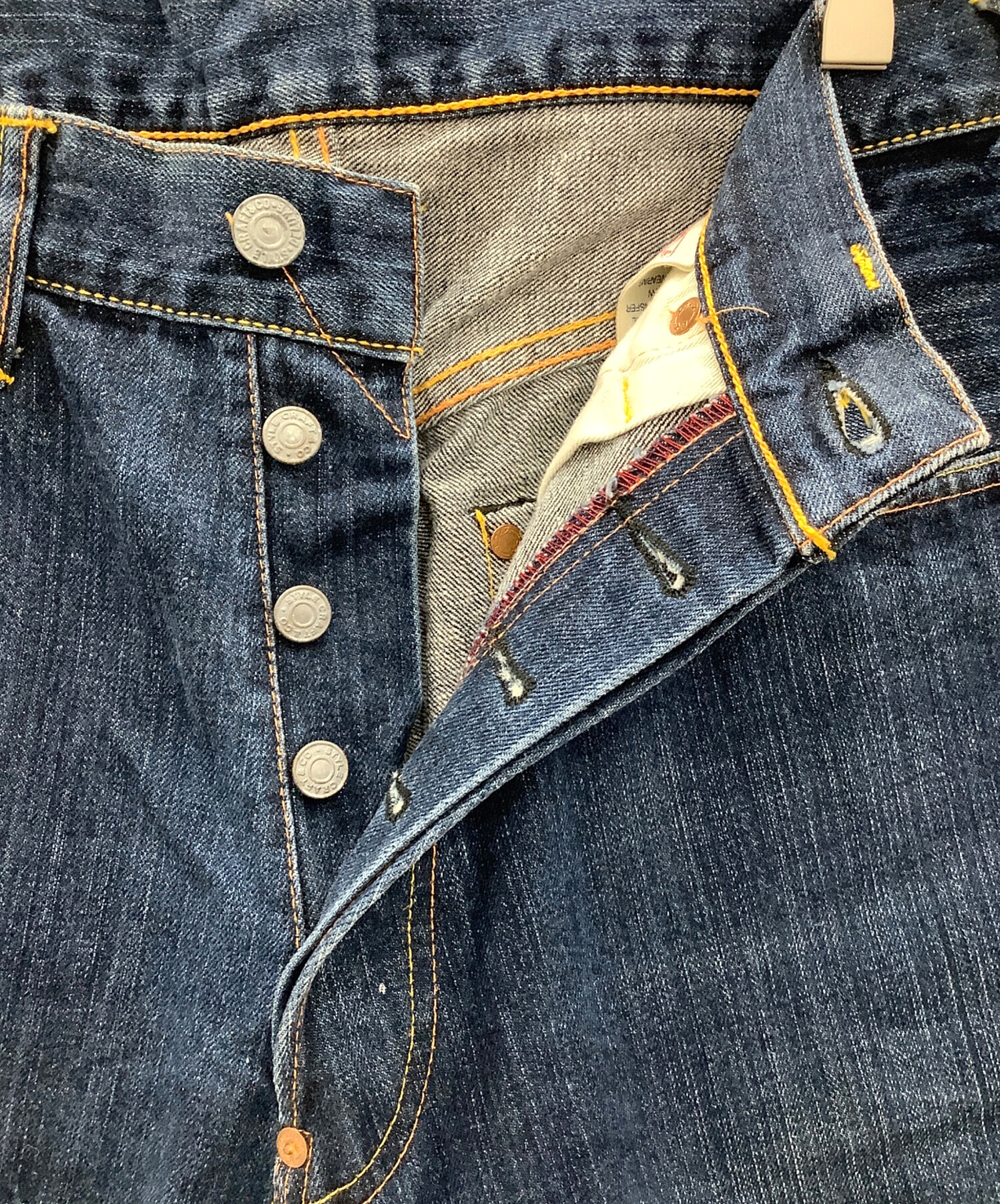 中古・古着通販】EVISU (エヴィス) デニムハーフパンツ EVISU メンズ