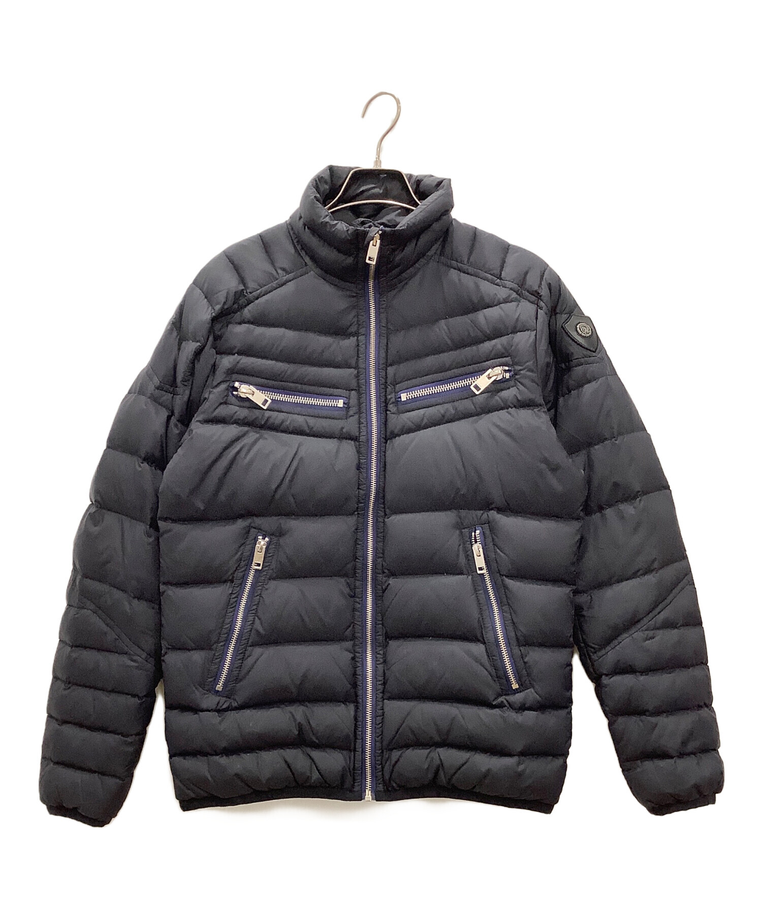 DIESEL ブラック ダウンジャケット フード付き DIESEL フード付き