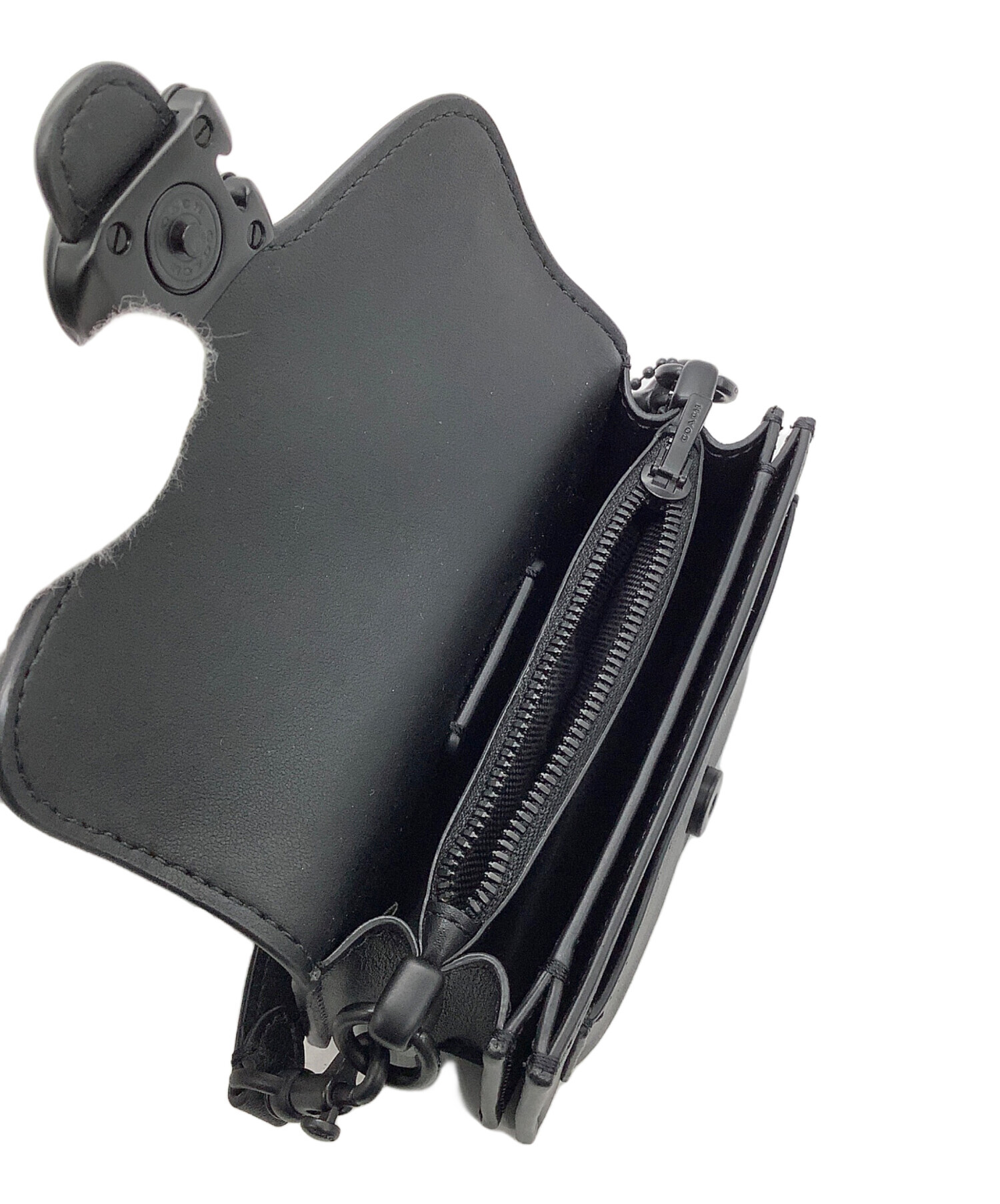 COACH　ボックスド　タビー　12　ミニバッグ　ブラック COACH（コーチ）の「ボックスド タビー 12（ショルダーバッグ）」 - WEAR