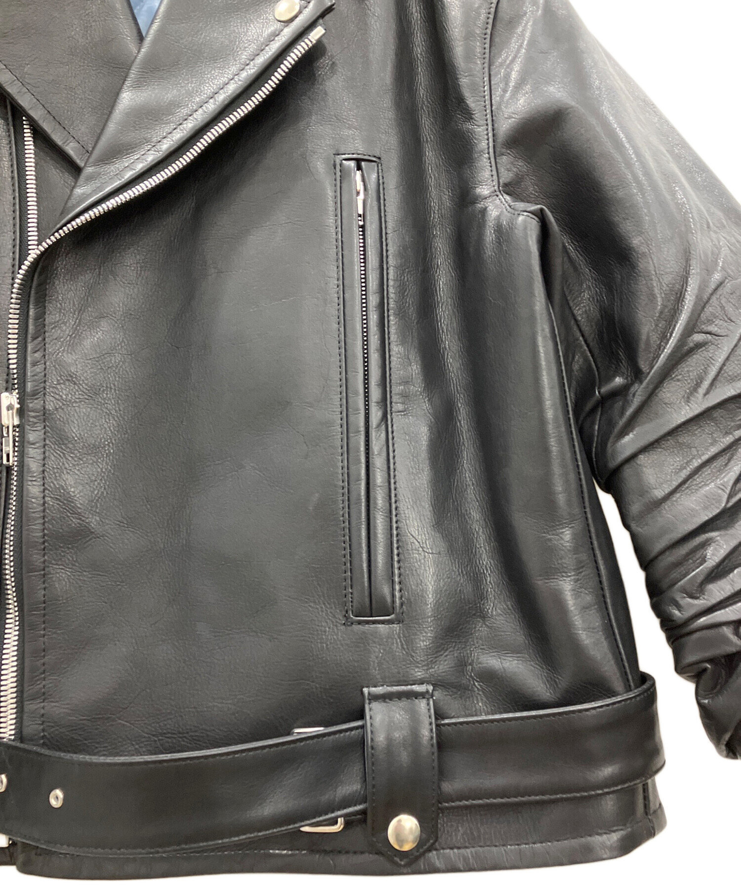 中古・古着通販MEGMIURA (メグミウラ) レザーライダースジャケット