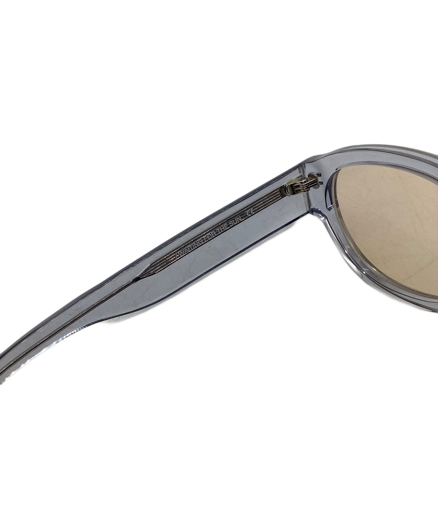 試着のみ未使用　WAITING FOR THE SUN サングラス クリア 試着のみ未使用 WAITING FOR THE SUN サングラス クリア 中古・古着