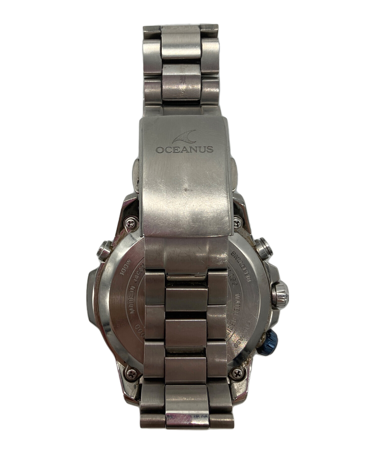 中古・古着通販】CASIO (カシオ) リストウォッチ OCEANUS ホワイト