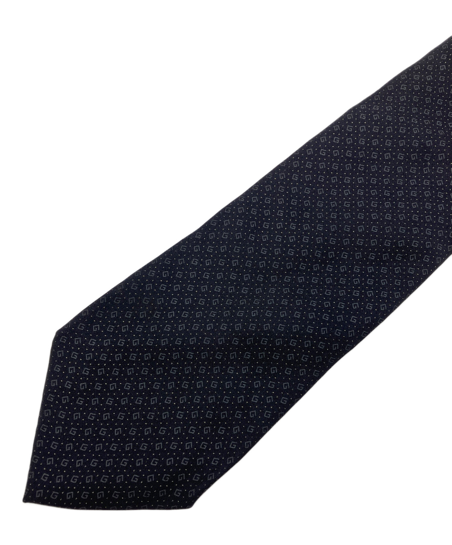 中古・古着通販】GUCCI (グッチ) ネクタイ ブラック ブラック サイズ