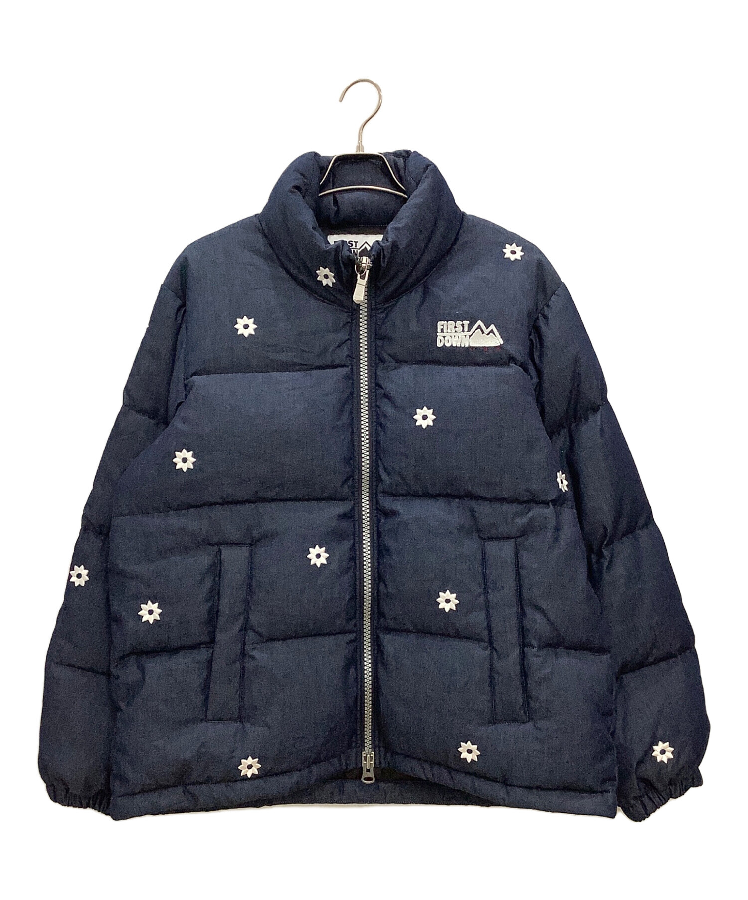 ファーストダウン ネイビー♡ FIRST DOWN ダウンジャケット ネイビー