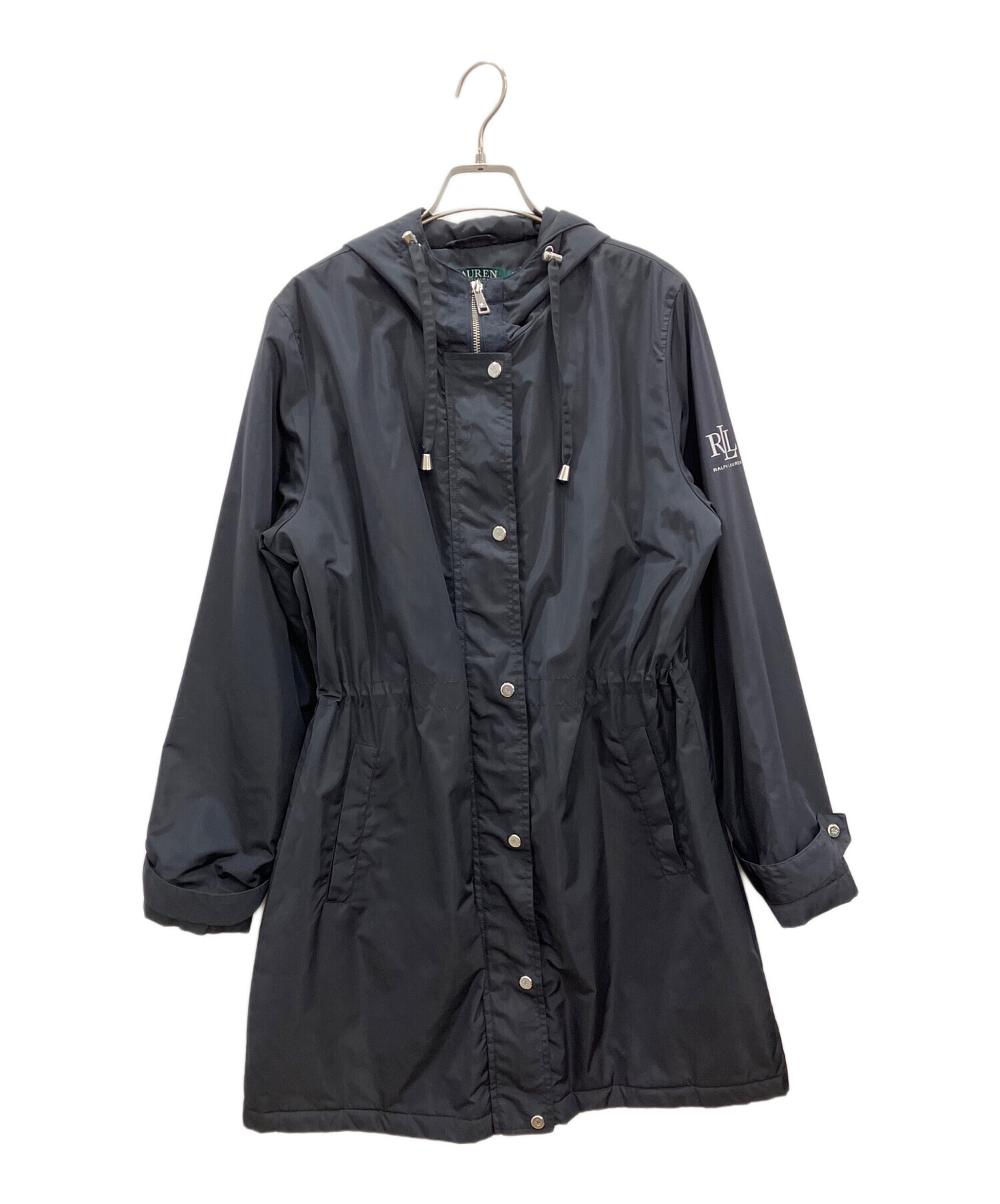 POLO RALPH LAUREN ニット ナイロン アウター コート M 黒 中古・古着通販】LAUREN RALPH LAUREN (ローレンラルフローレン