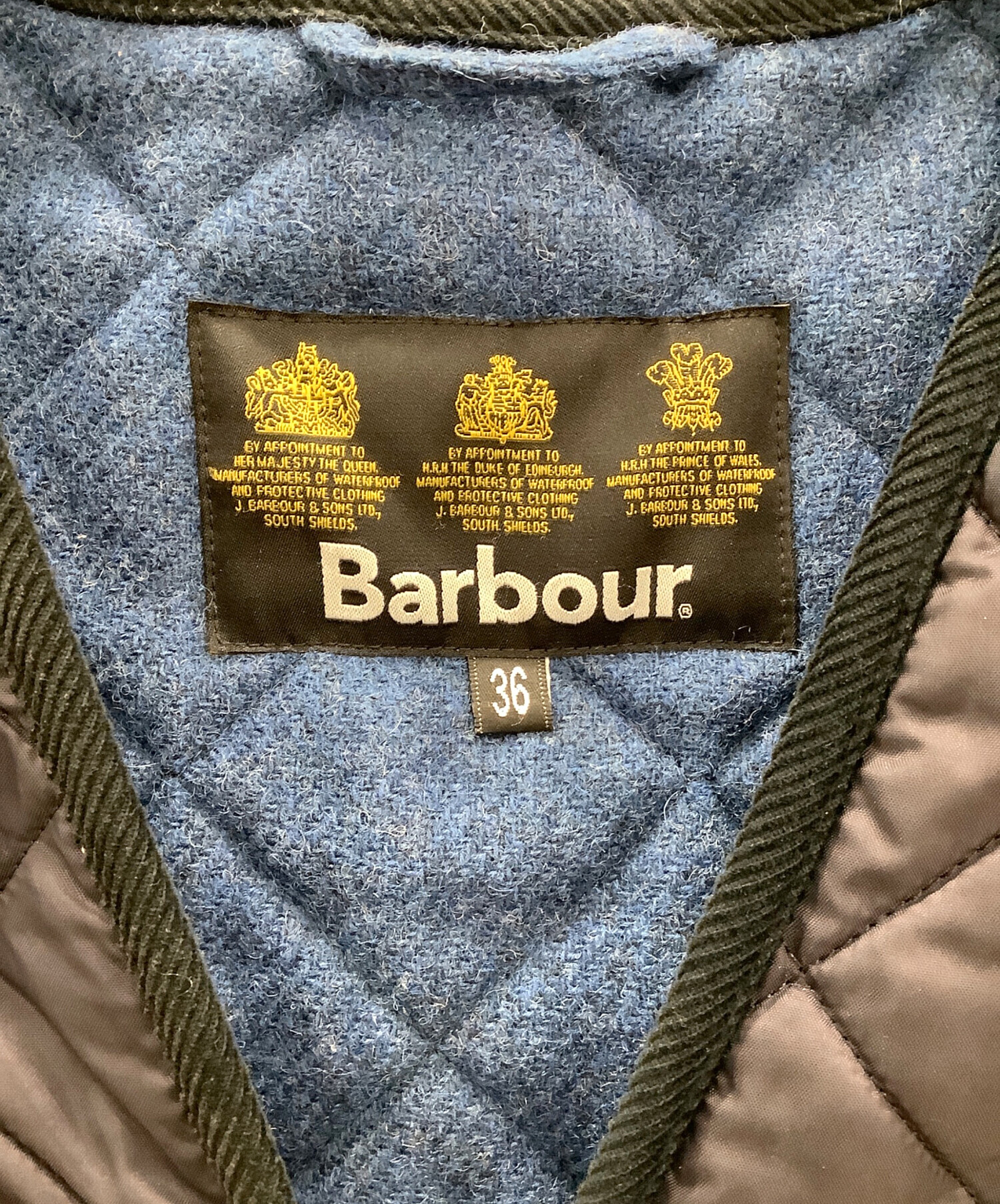 中古・古着通販】Barbour (バブアー) キルティングベスト Barbour