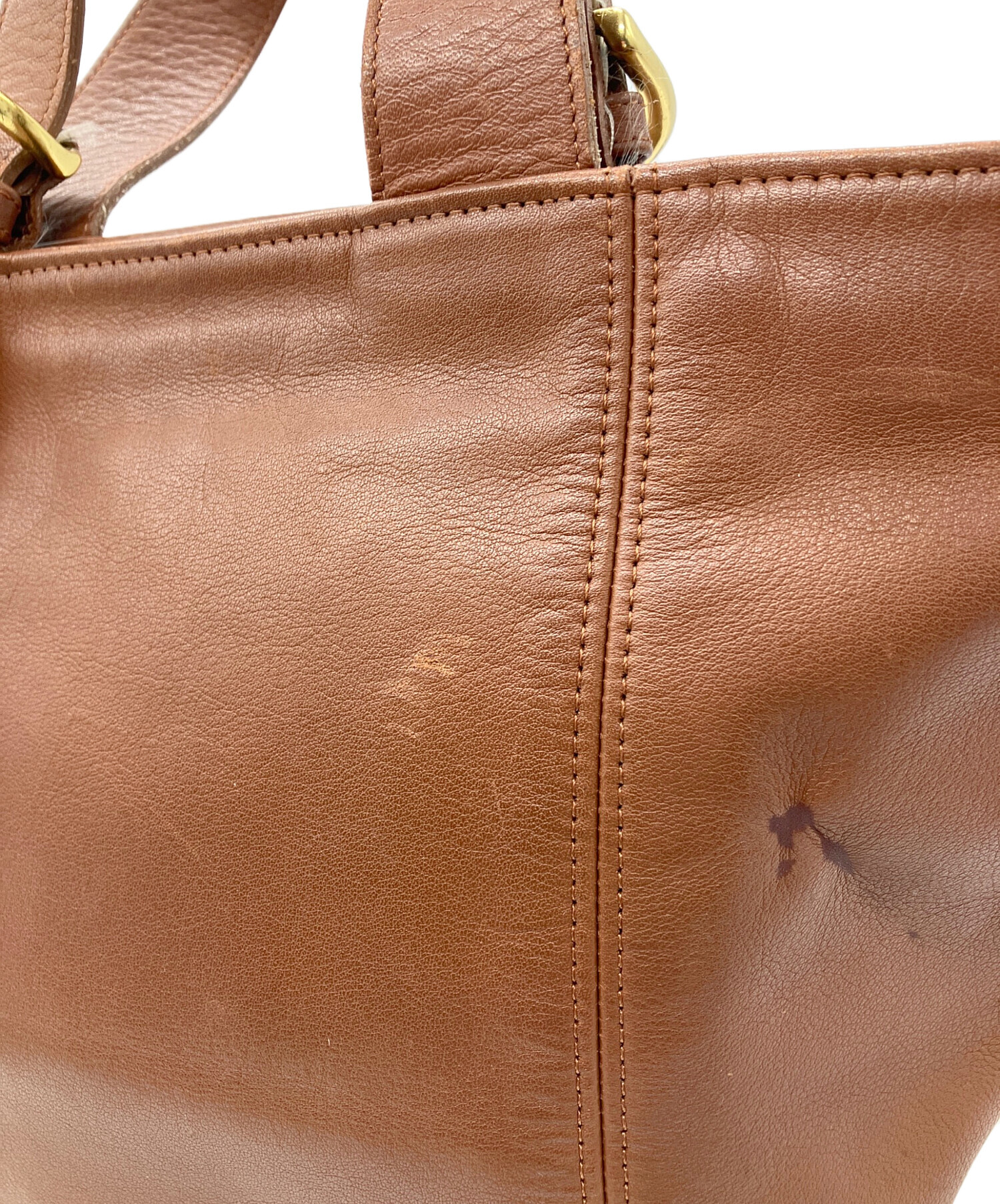 中古・古着通販】COACH (コーチ) レザーハンドバッグ OLD COACH