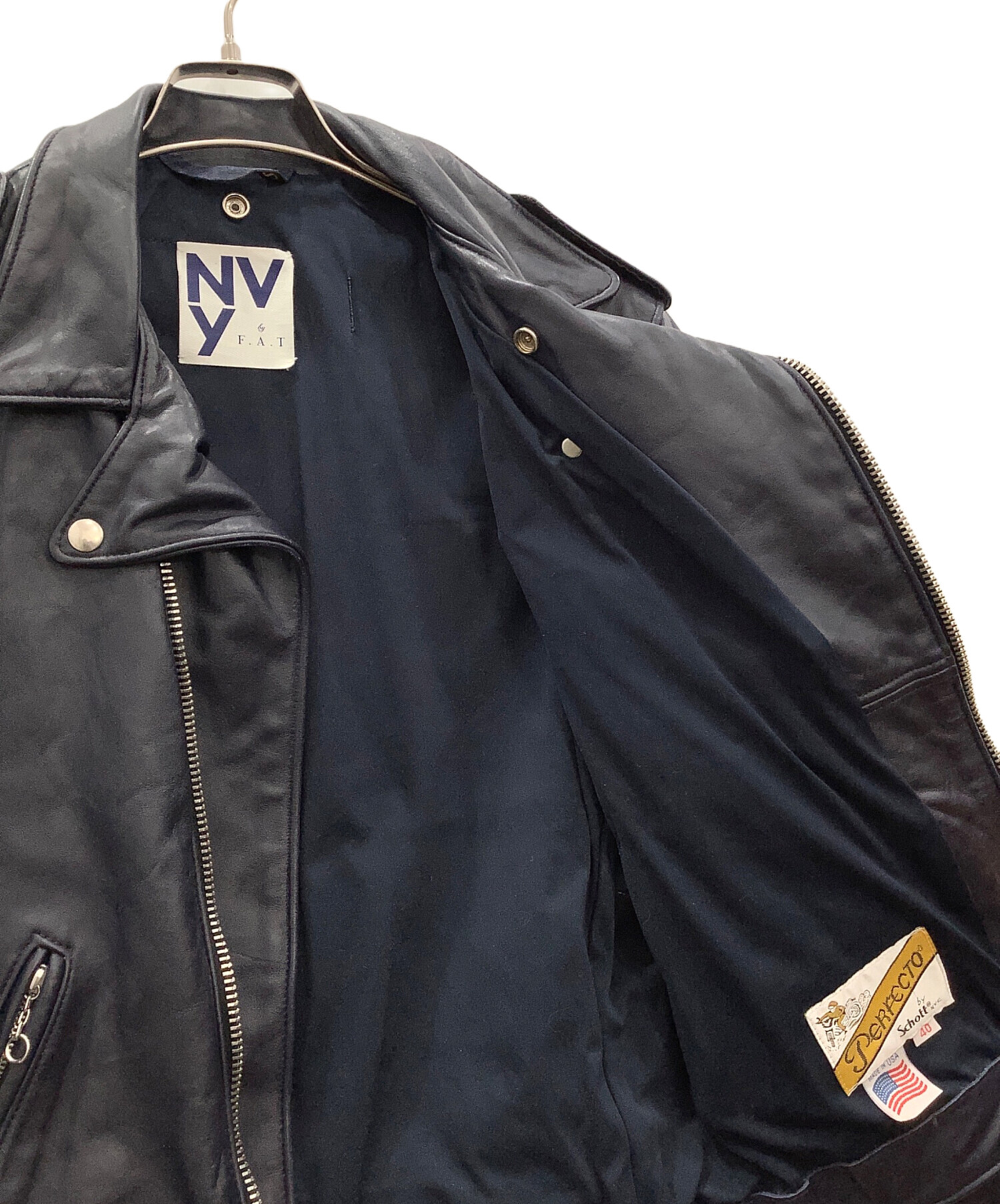 中古・古着通販】Schott NVy by FAT BEAUTY&YOUTH (ビューティーアンド