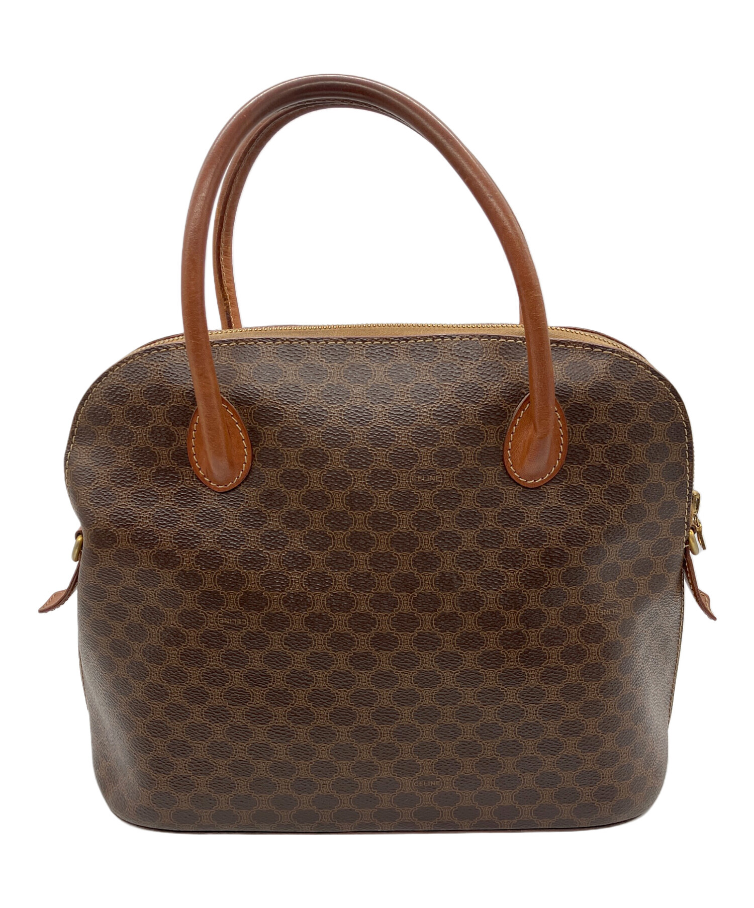 中古・古着通販】CELINE (セリーヌ) ハンドバッグ CELINE ブラウン