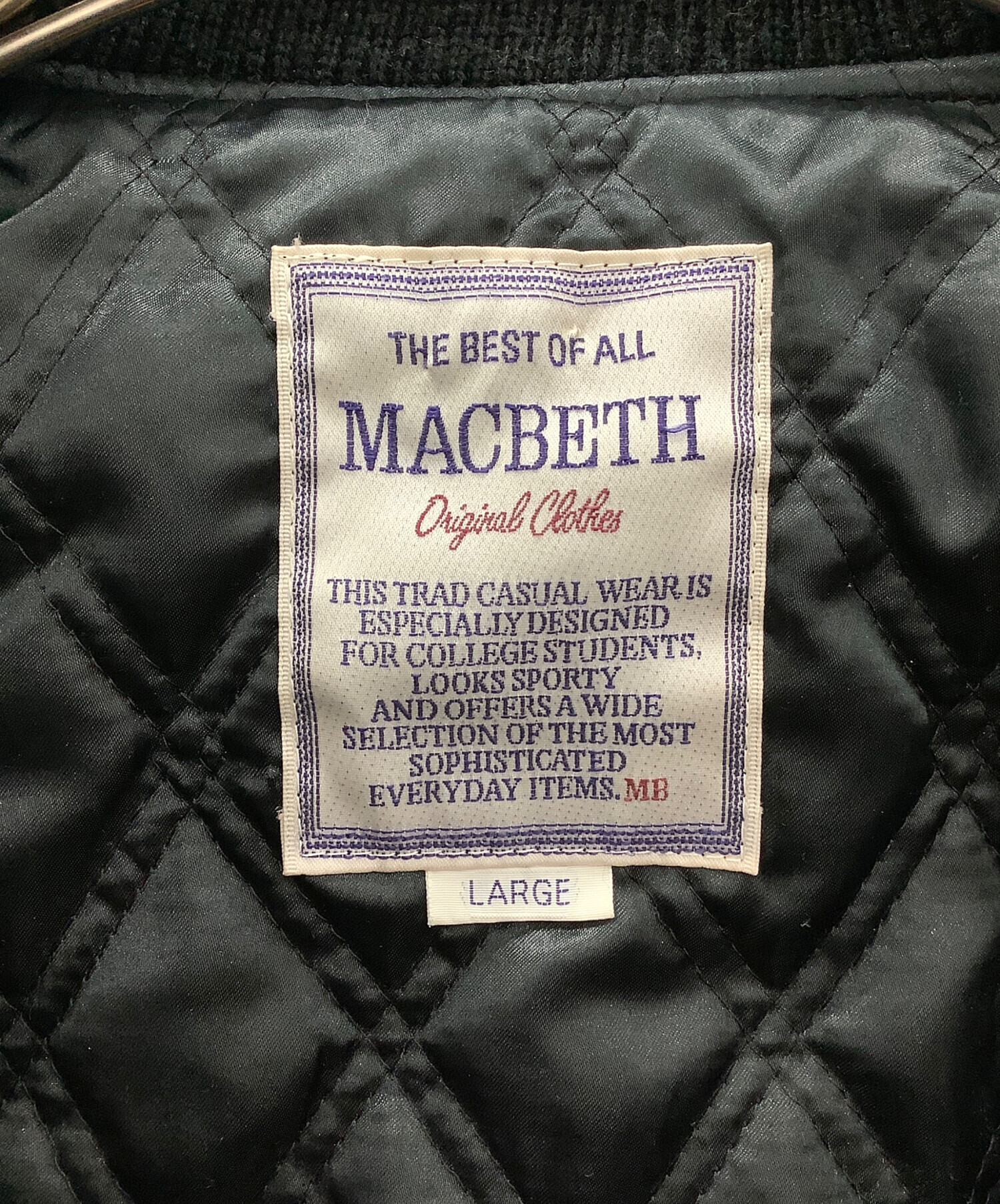 中古・古着通販】MACBETH (マクベス) スタジャン MACBETH メンズ