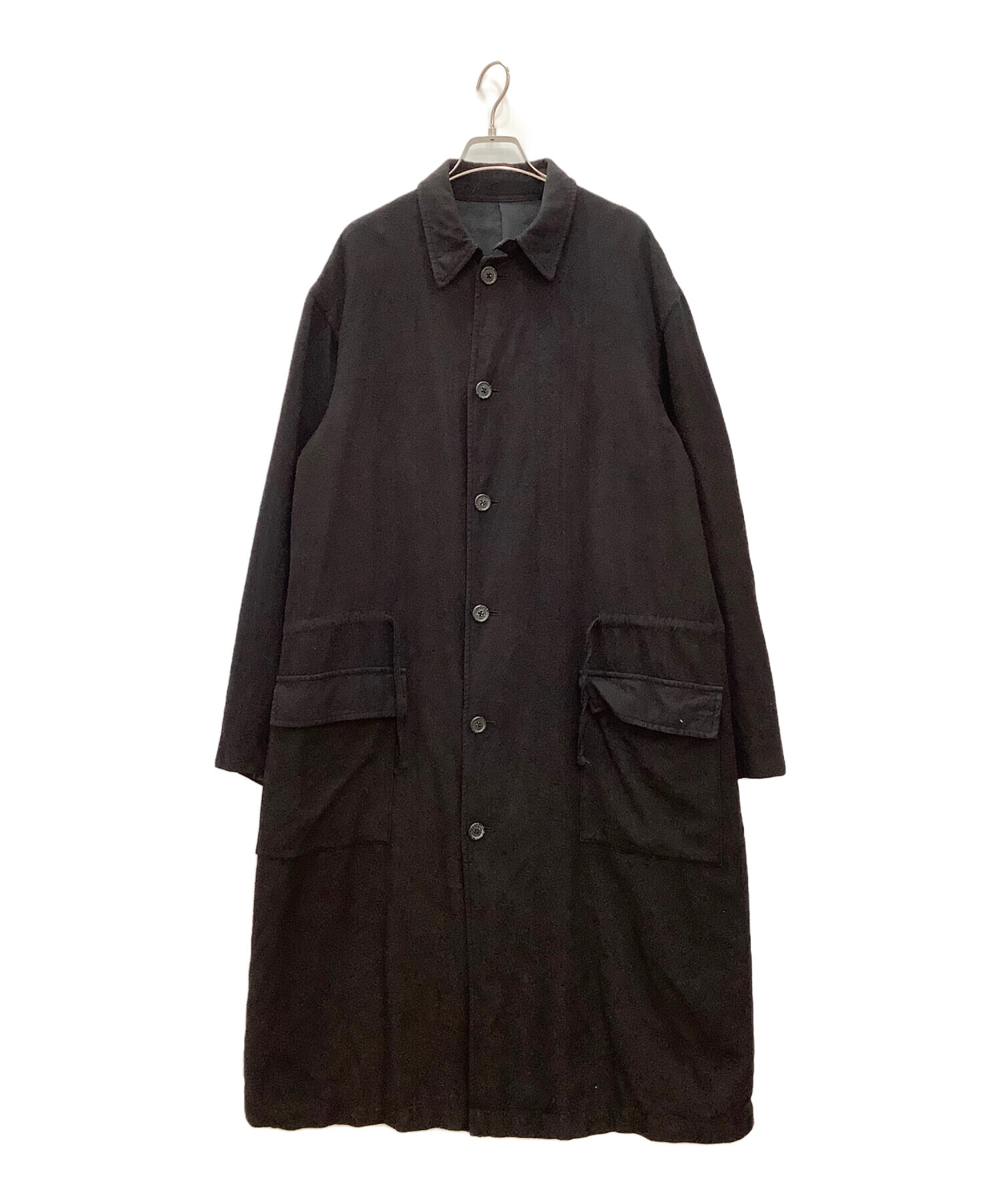 ワイズフォーメンY’s for men　ステンカラー　コート　シワ加工 中古・古着通販】Y's for men (ワイズフォーメン) ステンカラーコート