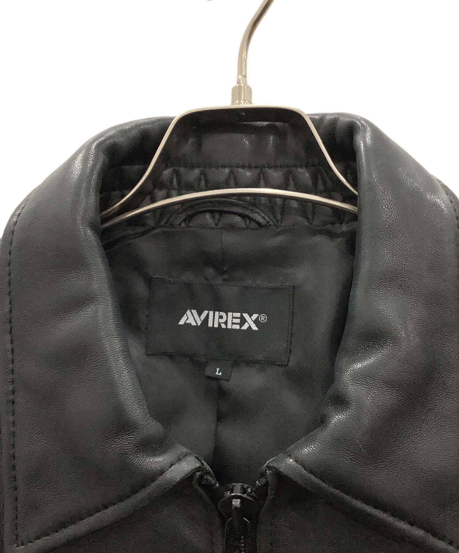 中古・古着通販】AVIREX (アヴィレックス) トラッカー レザー