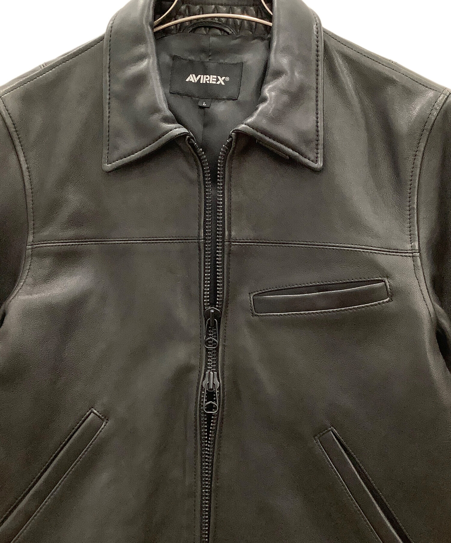 中古・古着通販】AVIREX (アヴィレックス) トラッカー レザー