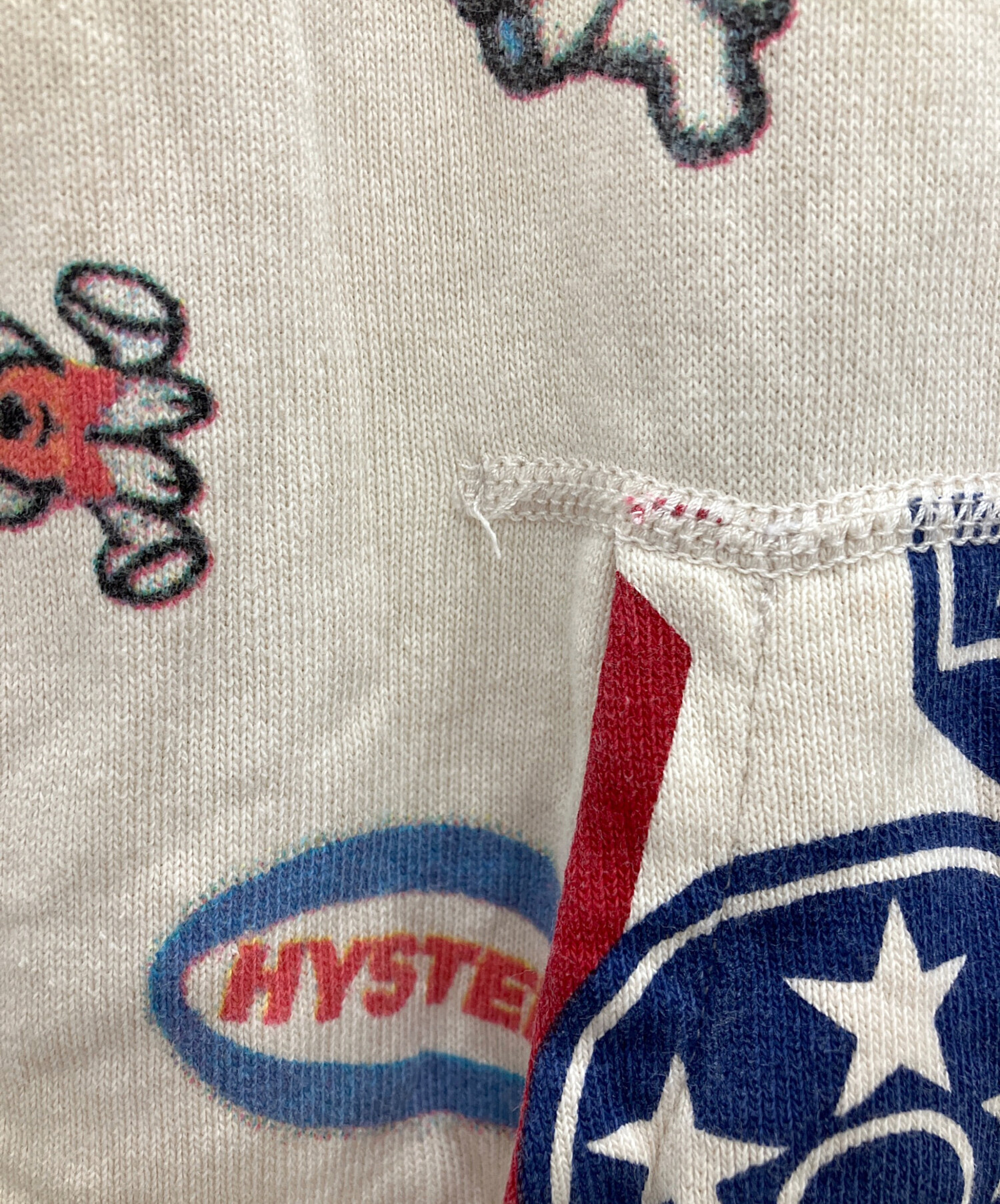 ヒステリックグラマー 総柄 フルジップパーカー 長袖 ラグランスリーブ F HYSTERIC GLAMOUR】【THE CLASH】【EXTRA POWER】ヒステリックグラマー
