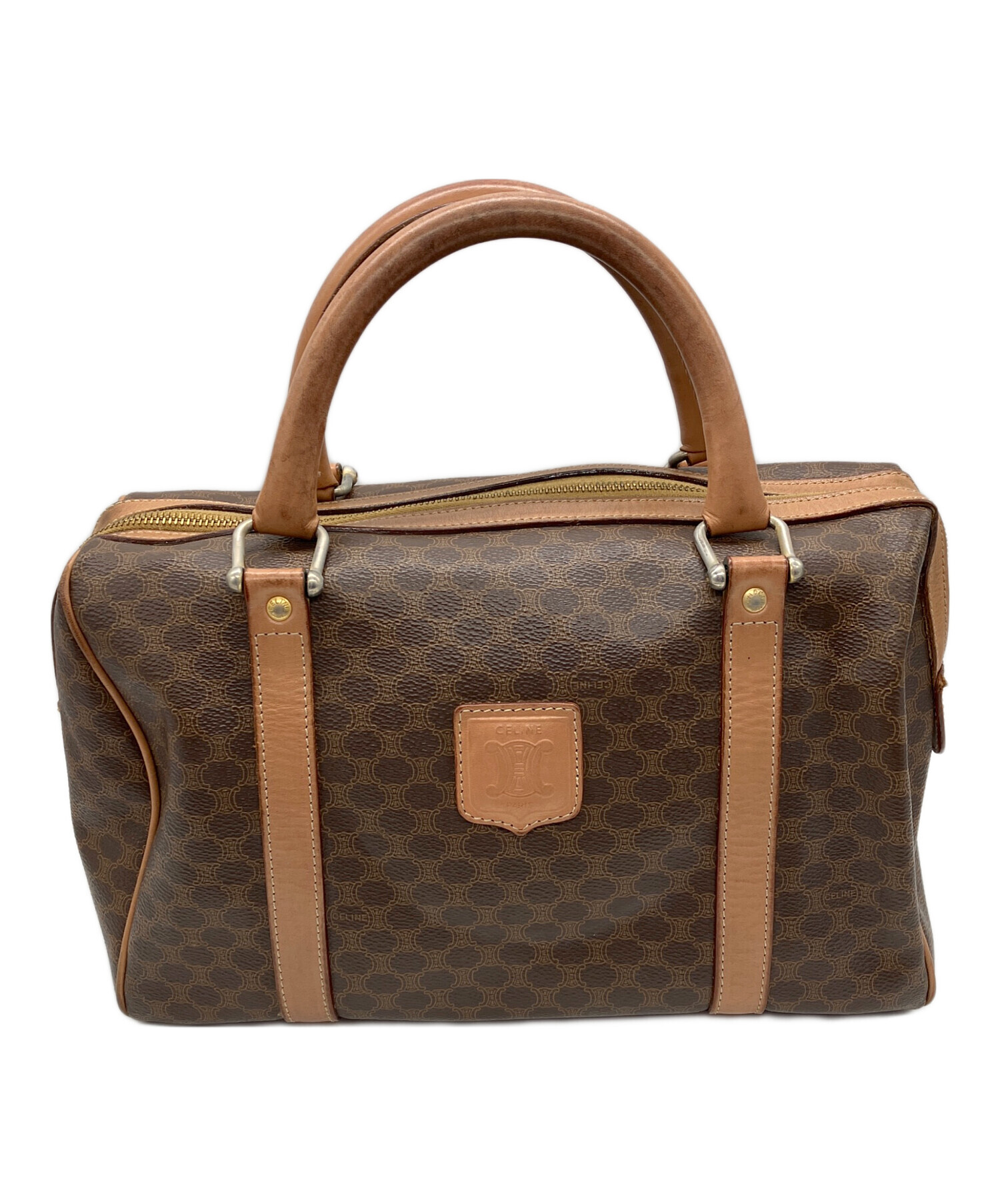 CELINE セリーヌ ボストンバッグ マカダム柄　値下げ交渉⭕️ 中古・古着通販】CELINE (セリーヌ) ボストンバッグ CELINE マカダム