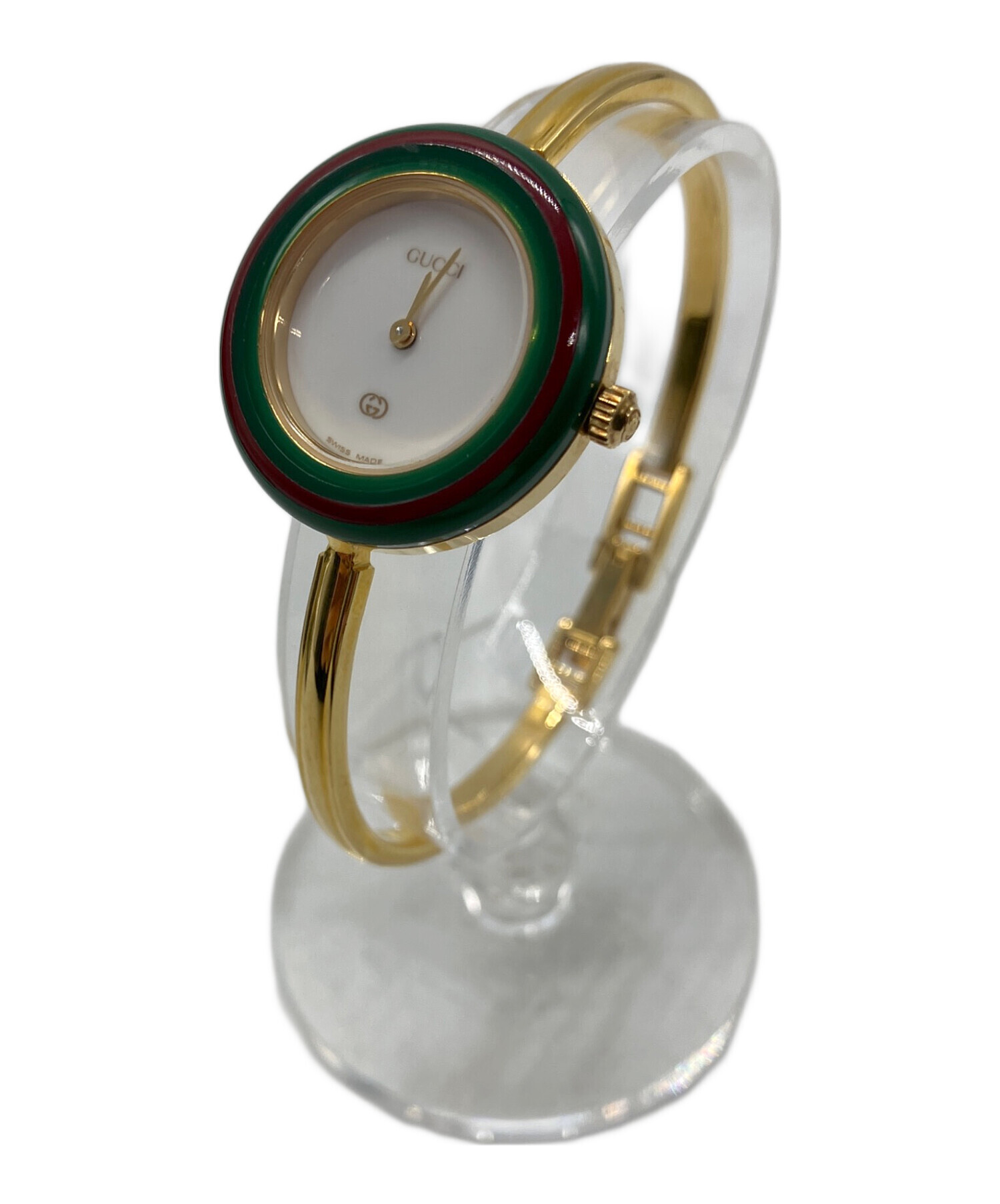 GUCCI チェンジベゼルウォッチ 1100 中古・古着通販】GUCCI (グッチ) 腕時計 GUCCI 1100-L チェンジベゼル