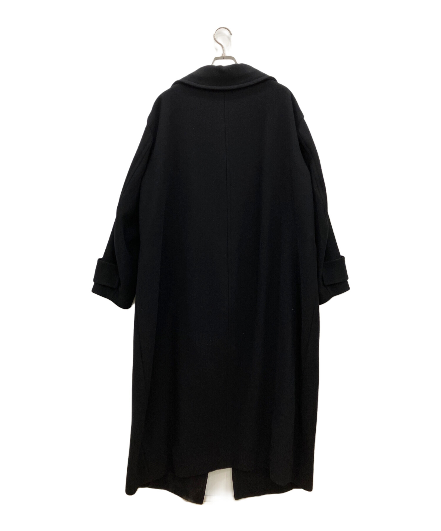 中古・古着通販】CLANE (クラネ) アップネックオーバーコート ブラック