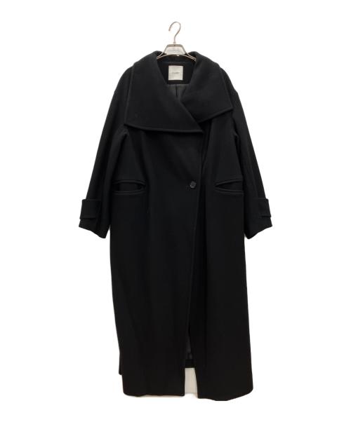 中古・古着通販】CLANE (クラネ) アップネックオーバーコート ブラック