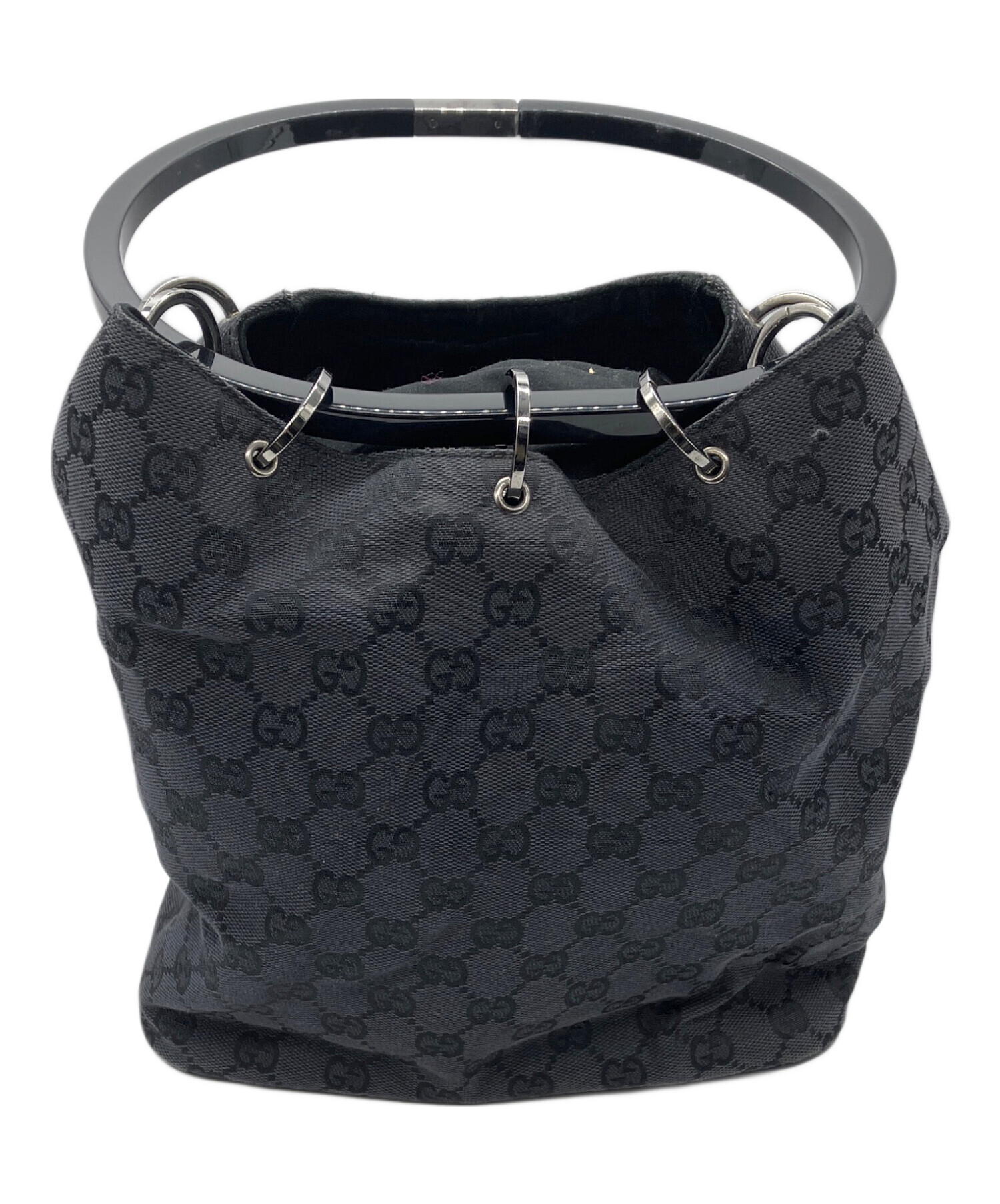 中古・古着通販】GUCCI (グッチ) リングハンドルバッグ GUCCI