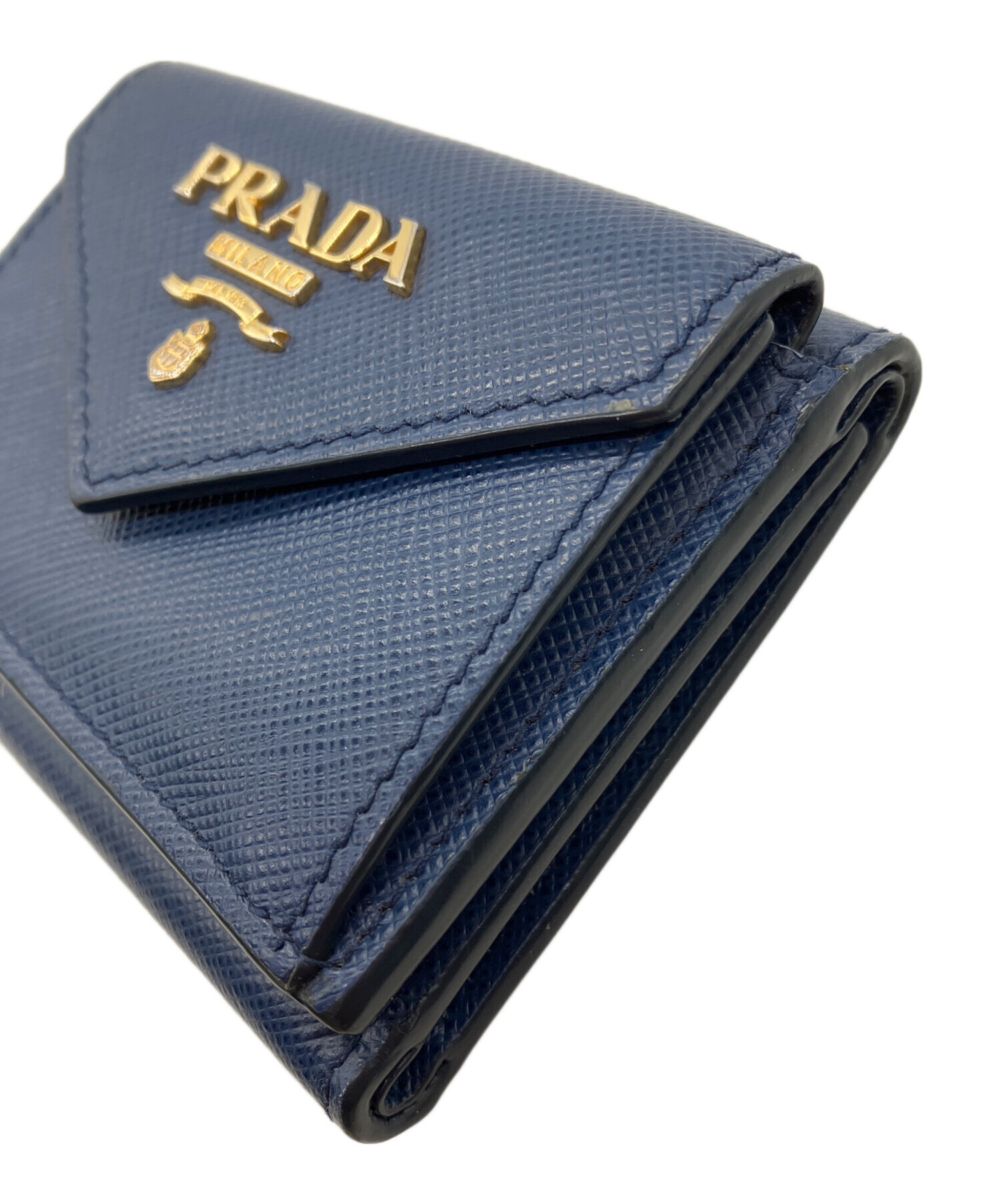 中古・古着通販】PRADA (プラダ) 3つ折り財布 PRADA 1MH021