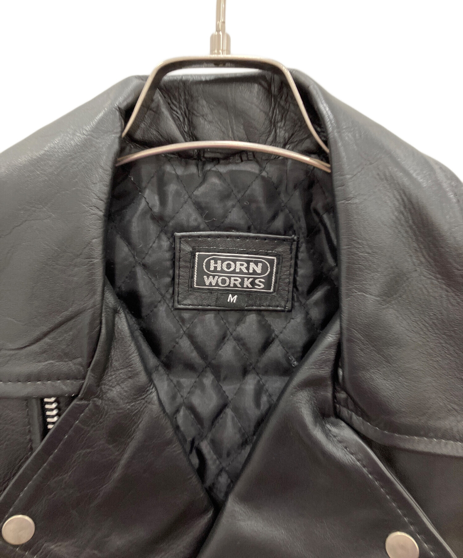 中古・古着通販】HORN WORKS (ホーンワークス) レザージャケット HORN