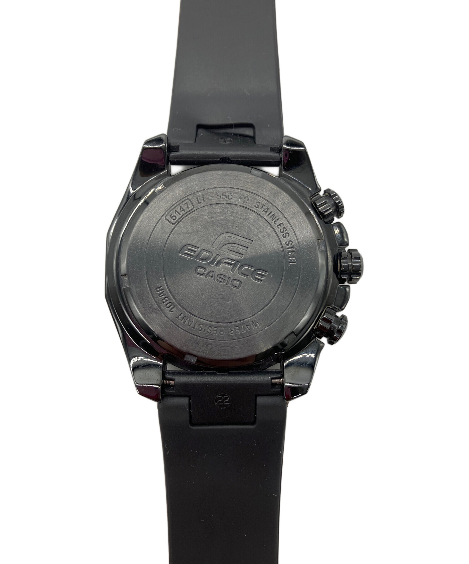中古・古着通販】CASIO (カシオ) 腕時計 CASIO EDIFICE ブラック