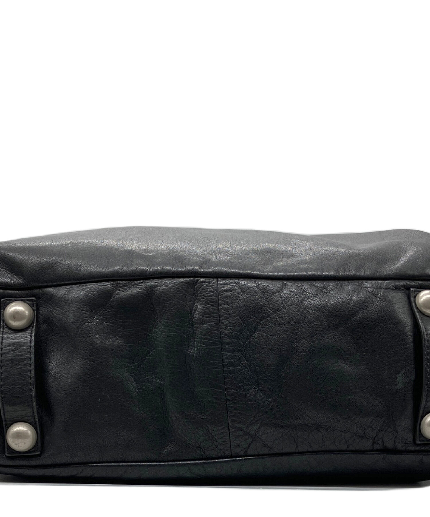 新品未使用　カワカワ　ショルダーバック、￼黒に近い焦げ茶色 中古・古着通販】kawa-kawa (カワカワ) ビッグジッパーショルダー
