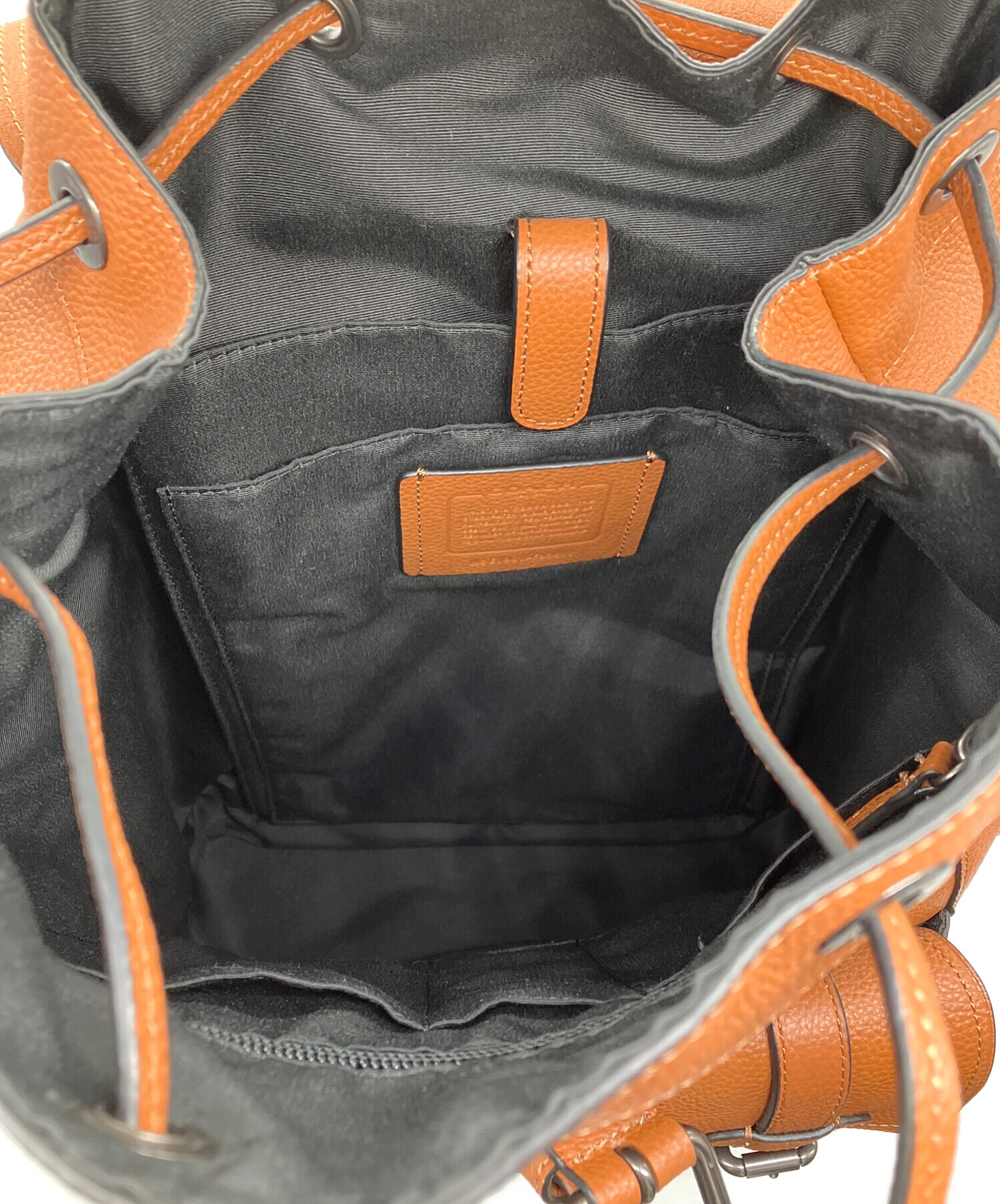 中古・古着通販】COACH (コーチ) レザーリュック COACH ハドソン