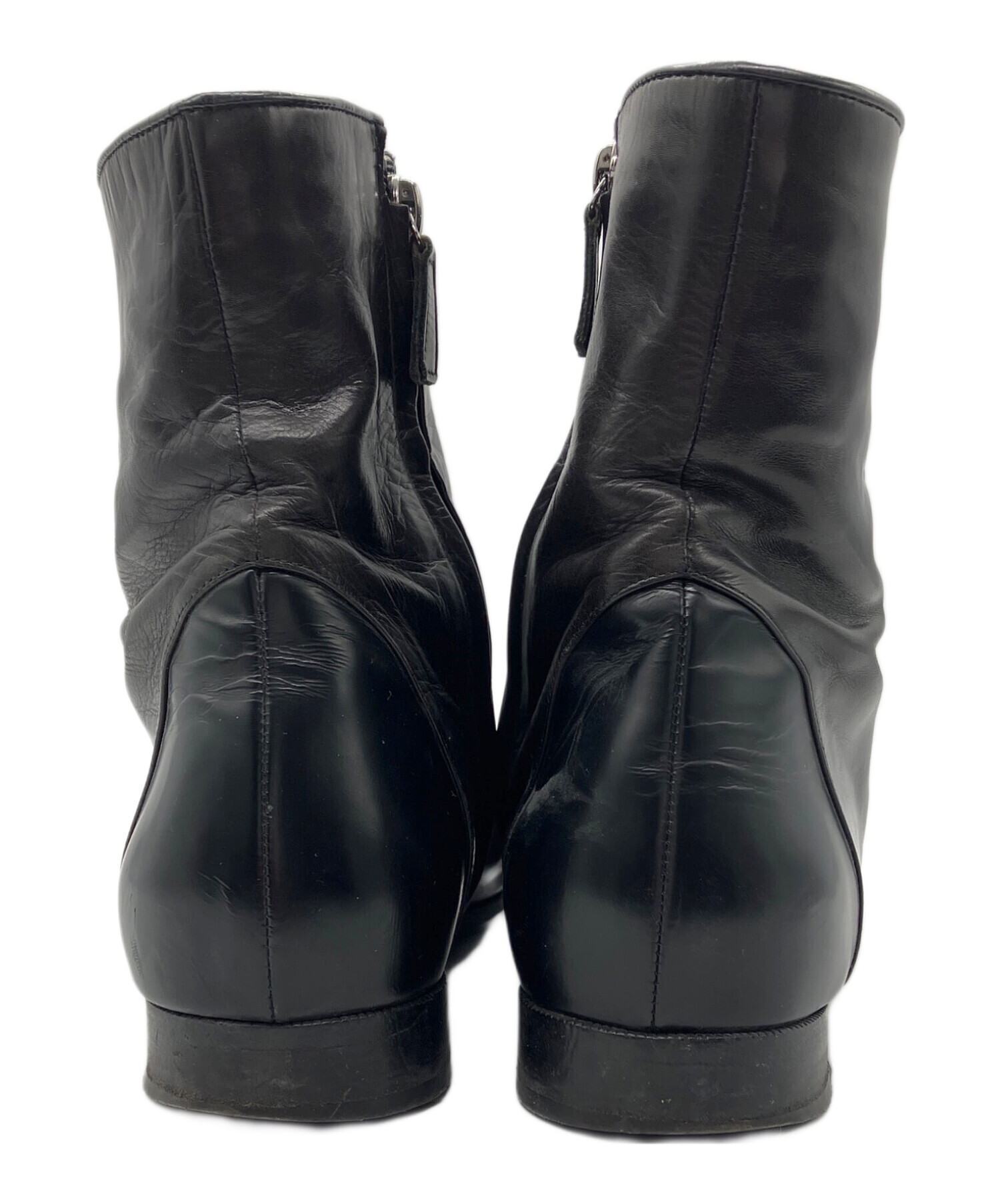 中古・古着通販】CHANEL (シャネル) レザーブーツ CHANEL レディース