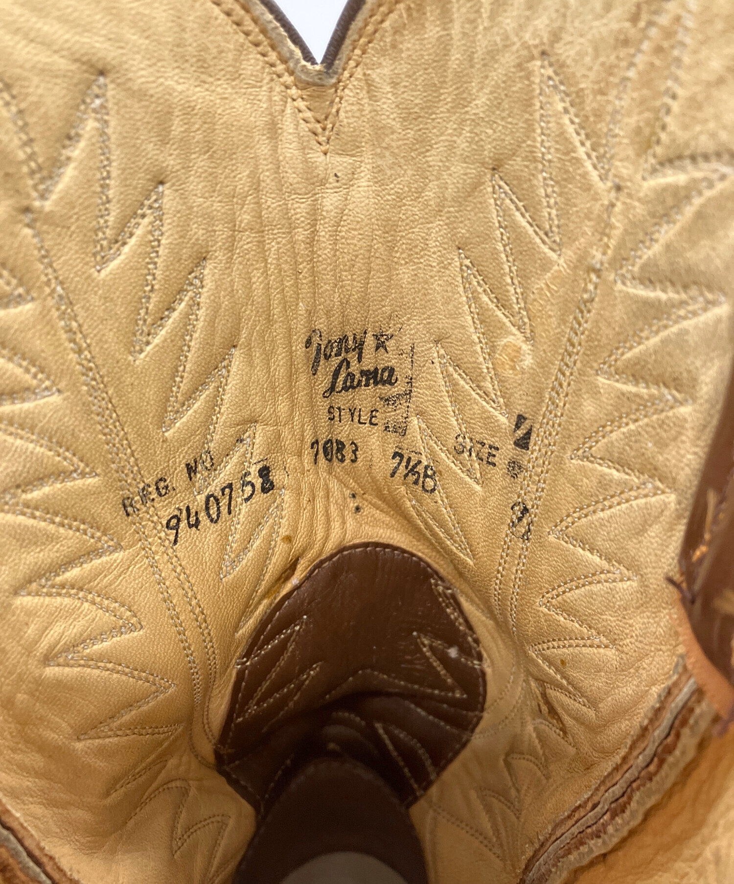 中古・古着通販】TONY LAMA (トニーラマ) ウェスタンブーツ TONY LAMA