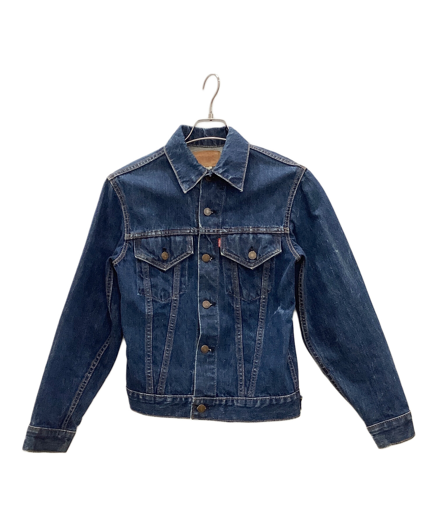 70s リメイクデニムジャケット リーバイス生地 ボタン裏2 & 6 M相当 税込】 70s メンズ LEVI'S デニムジャケット (リーバイス) 中古・古着