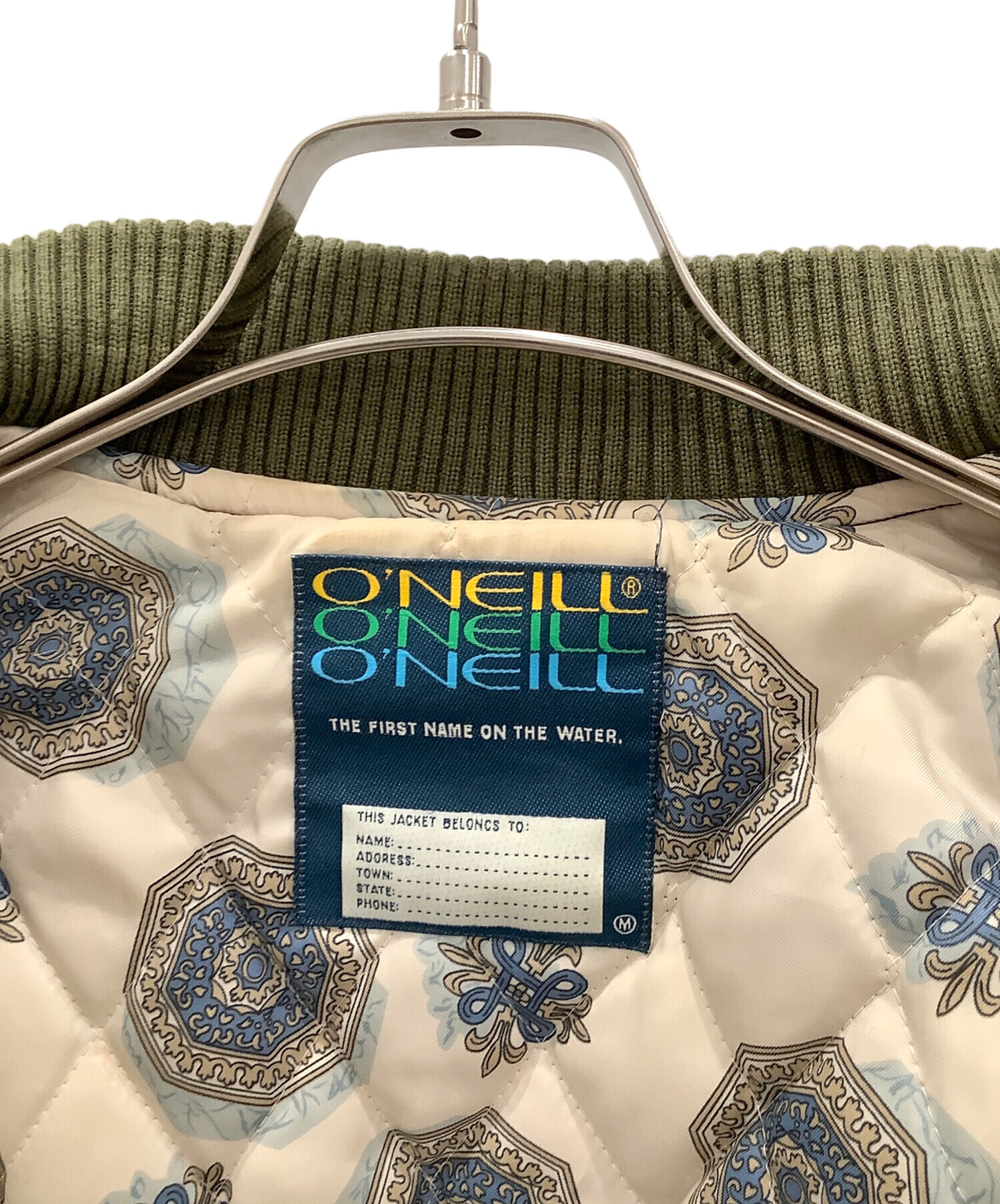 中古・古着通販】O'NEILL (オニール) レザー切替スタジャン O'NEILL