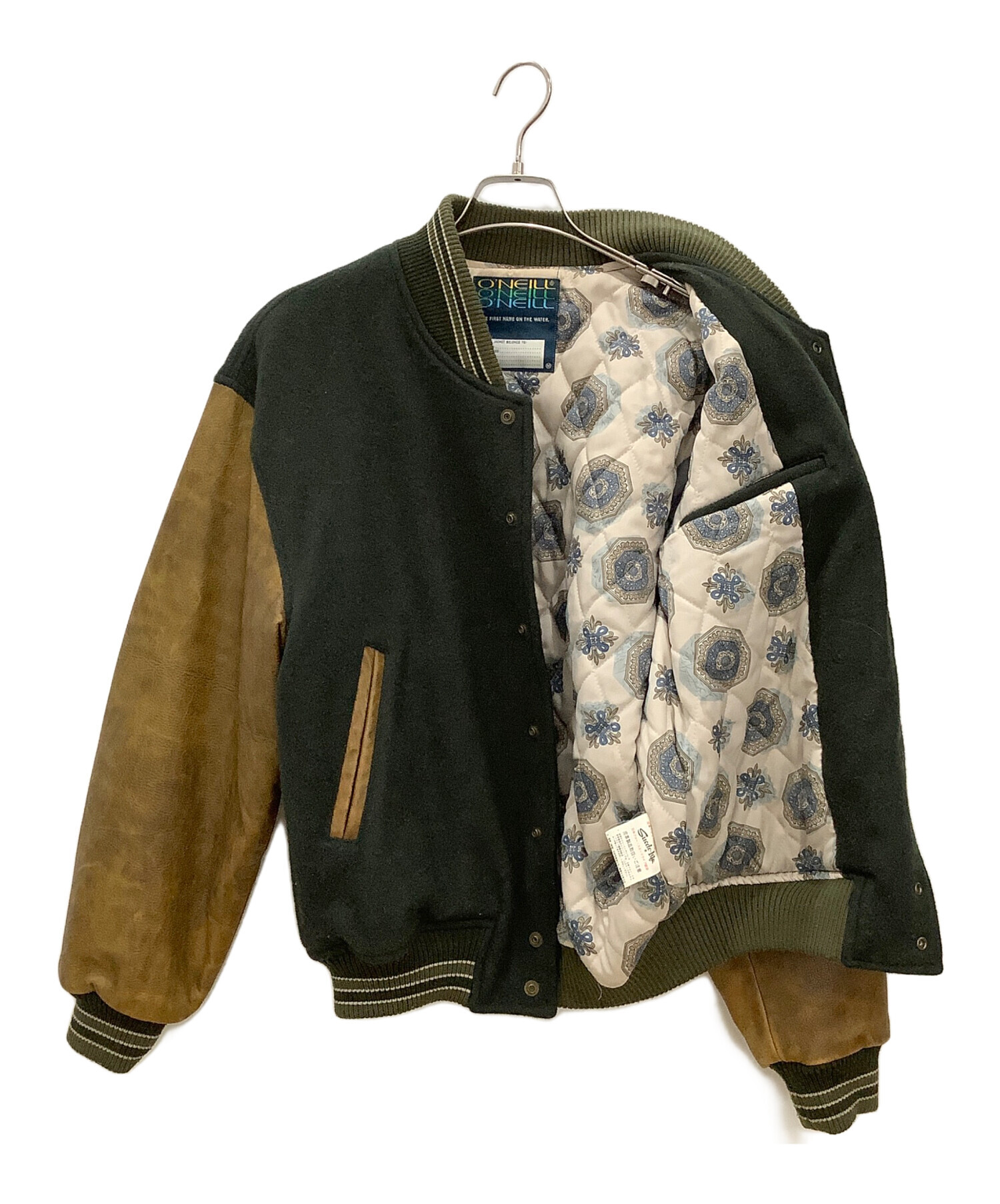 中古・古着通販】O'NEILL (オニール) レザー切替スタジャン O'NEILL