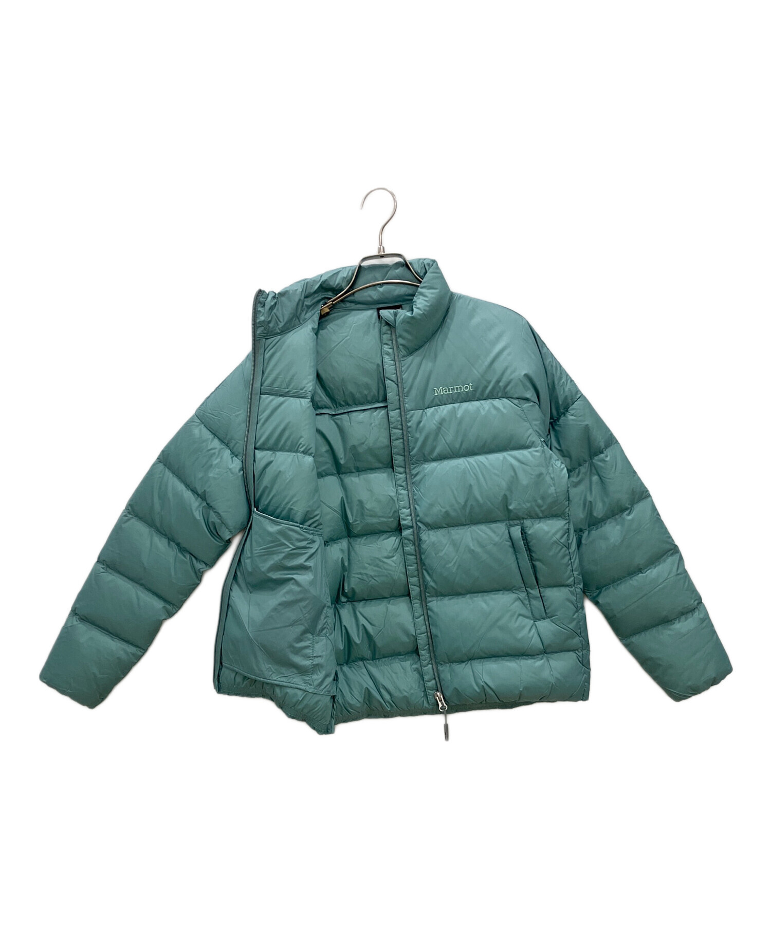 Marmot グリーンダウンジャケット 中古・古着通販】MARMOT (マーモット) ダウンジャケット Marmot メンズ