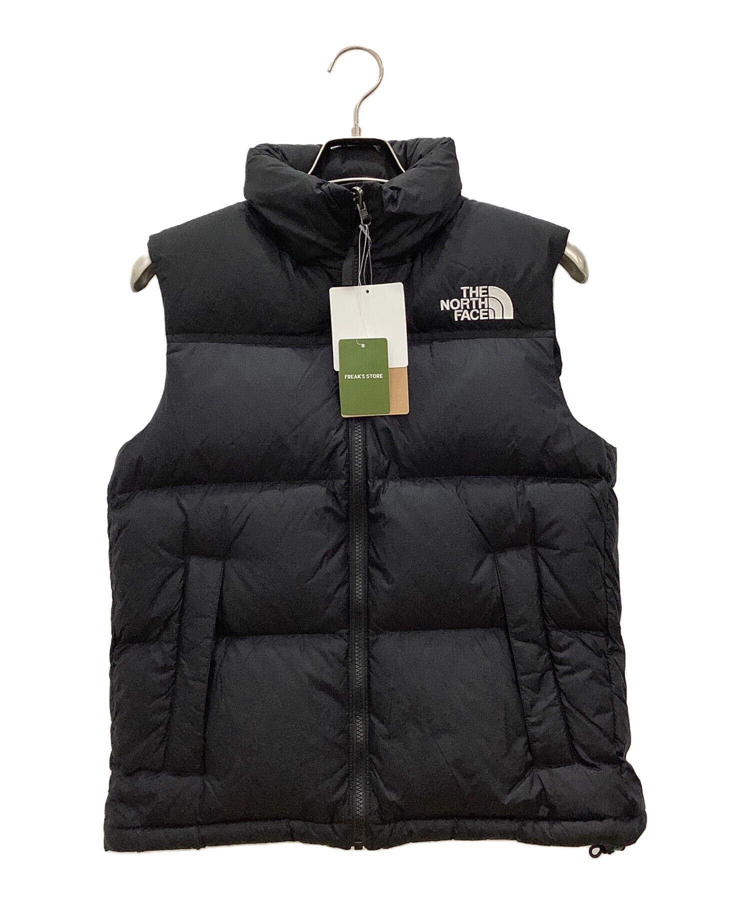 ノースフェイス　ダウンベスト　黒　ブラック　刺繍ロゴ　アウトドア　古着女子XS. 中古・古着通販】THE NORTH FACE (ザ ノース フェイス) ダウン