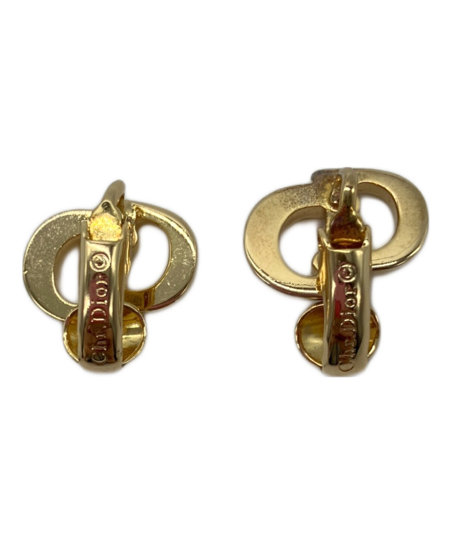 Christian Dior ヴィンテージ イヤリング ゴールド ディオール 中古・古着通販】Christian Dior (クリスチャン ディオール) CDロゴ