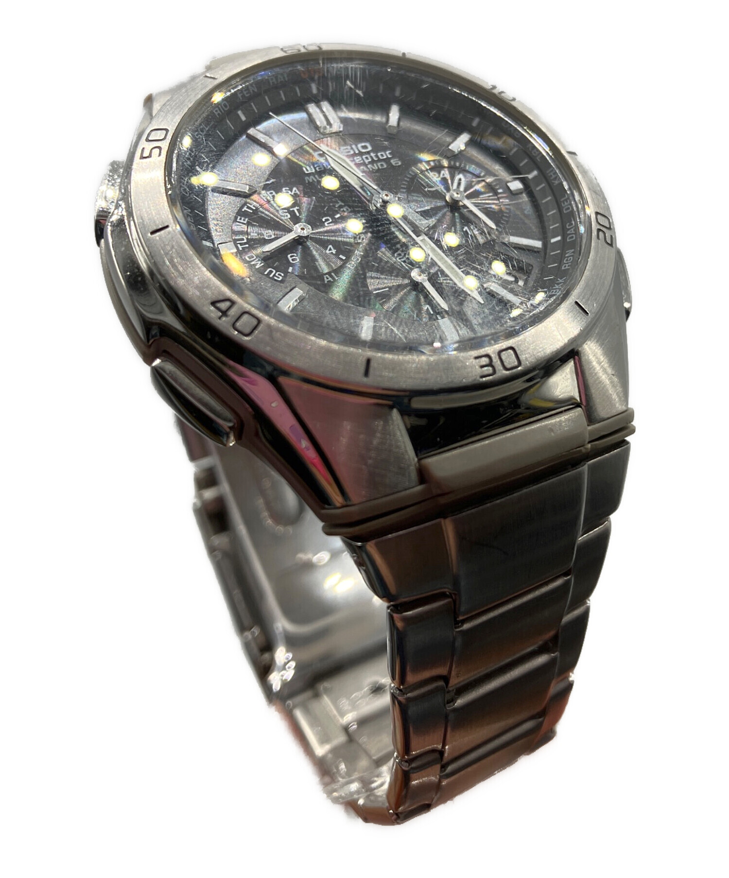 中古・古着通販】CASIO (カシオ) 腕時計 CASIO wave ceptor｜ブランド