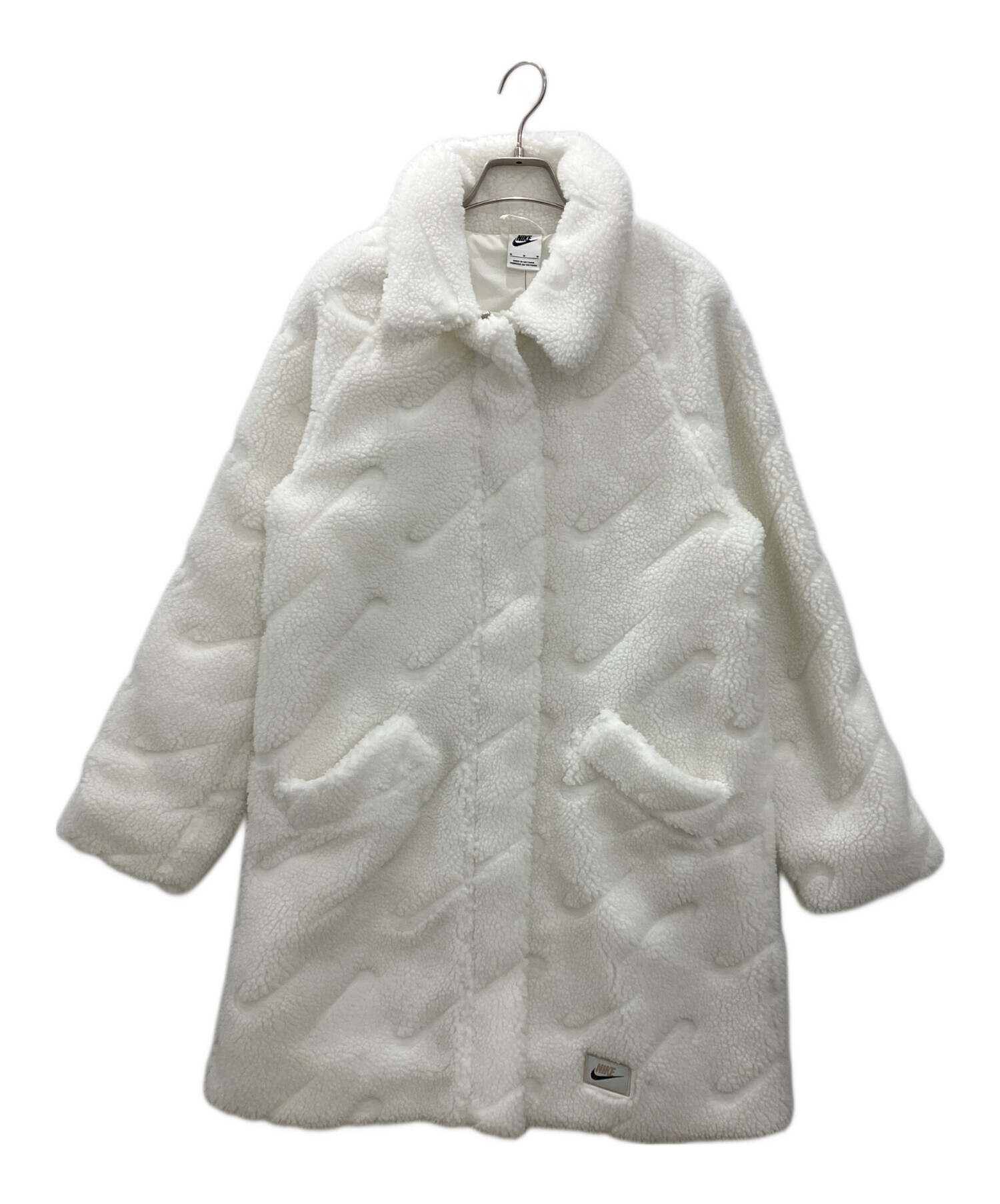中古・古着通販】NIKE (ナイキ) ボアコート NIKE レディース ホワイト 