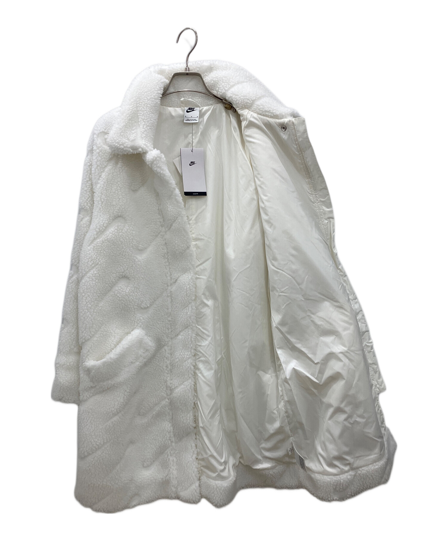 中古・古着通販】NIKE (ナイキ) ボアコート NIKE レディース ホワイト 