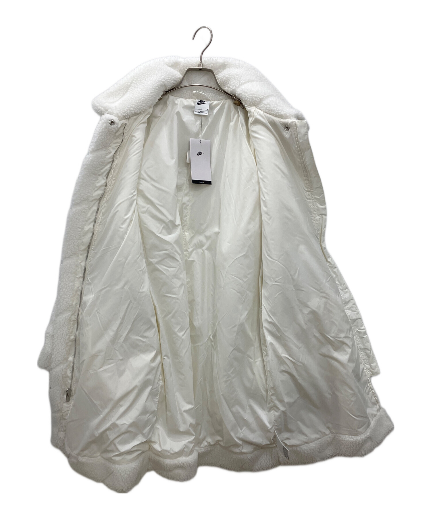 中古・古着通販】NIKE (ナイキ) ボアコート NIKE レディース ホワイト 