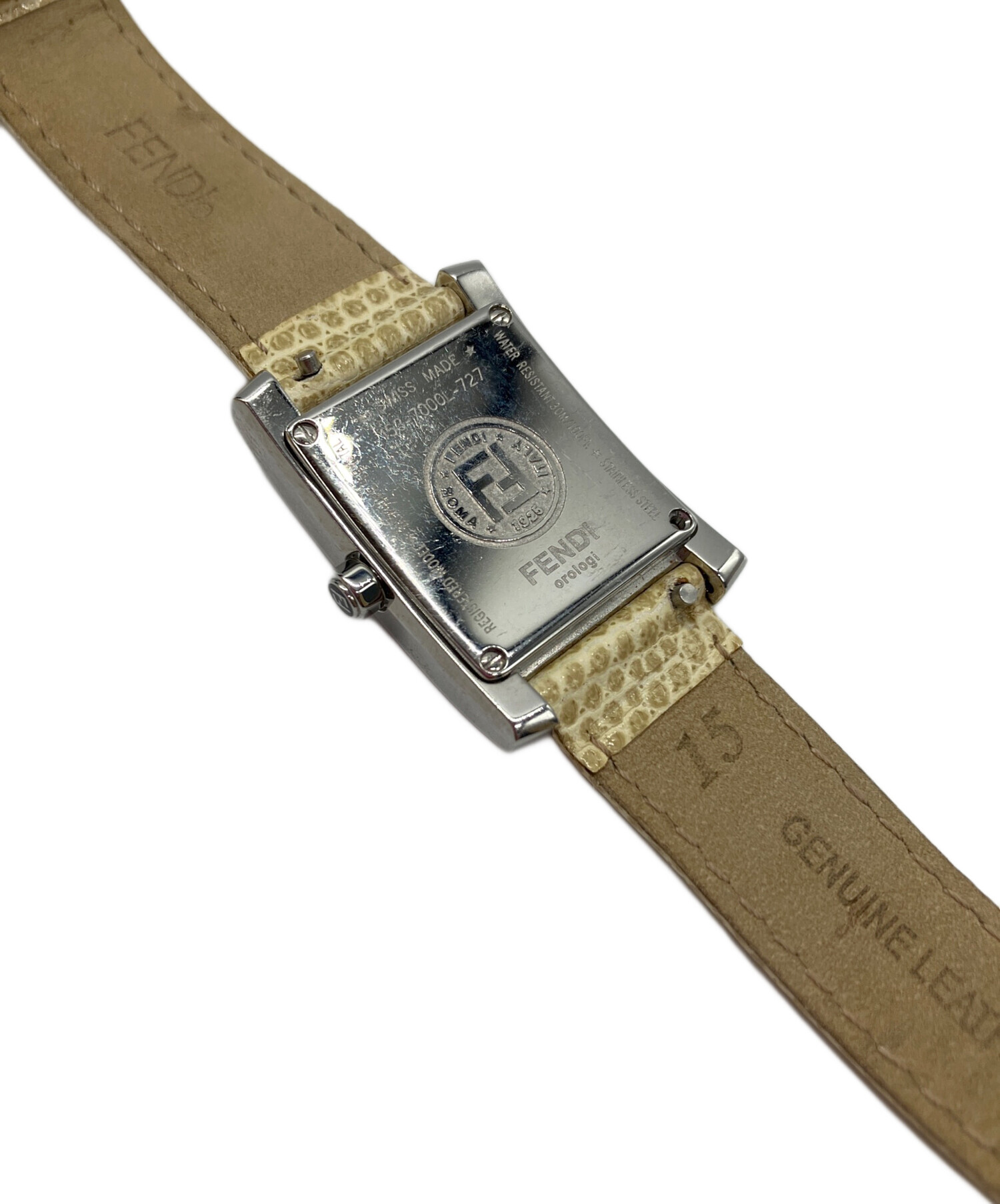 希少★FENDI クラシコ7000Lアナログ腕時計 ブラウンレザーベルト 中古・古着通販】FENDI (フェンディ) 腕時計 FENDI クラシコ 箱付