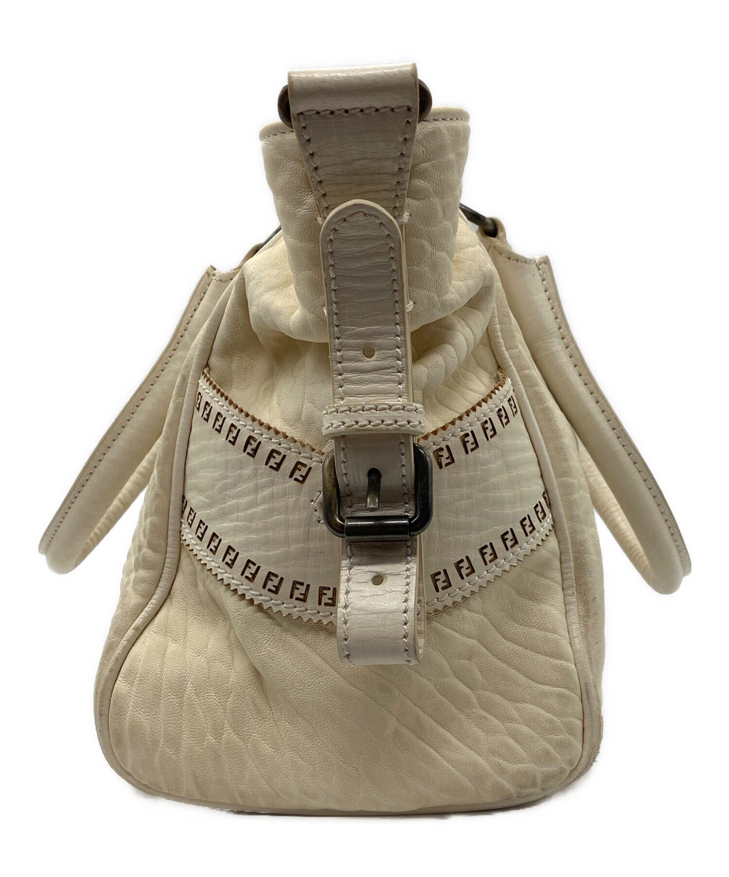 中古・古着通販】FENDI (フェンディ) ハンドバッグ アイボリー 