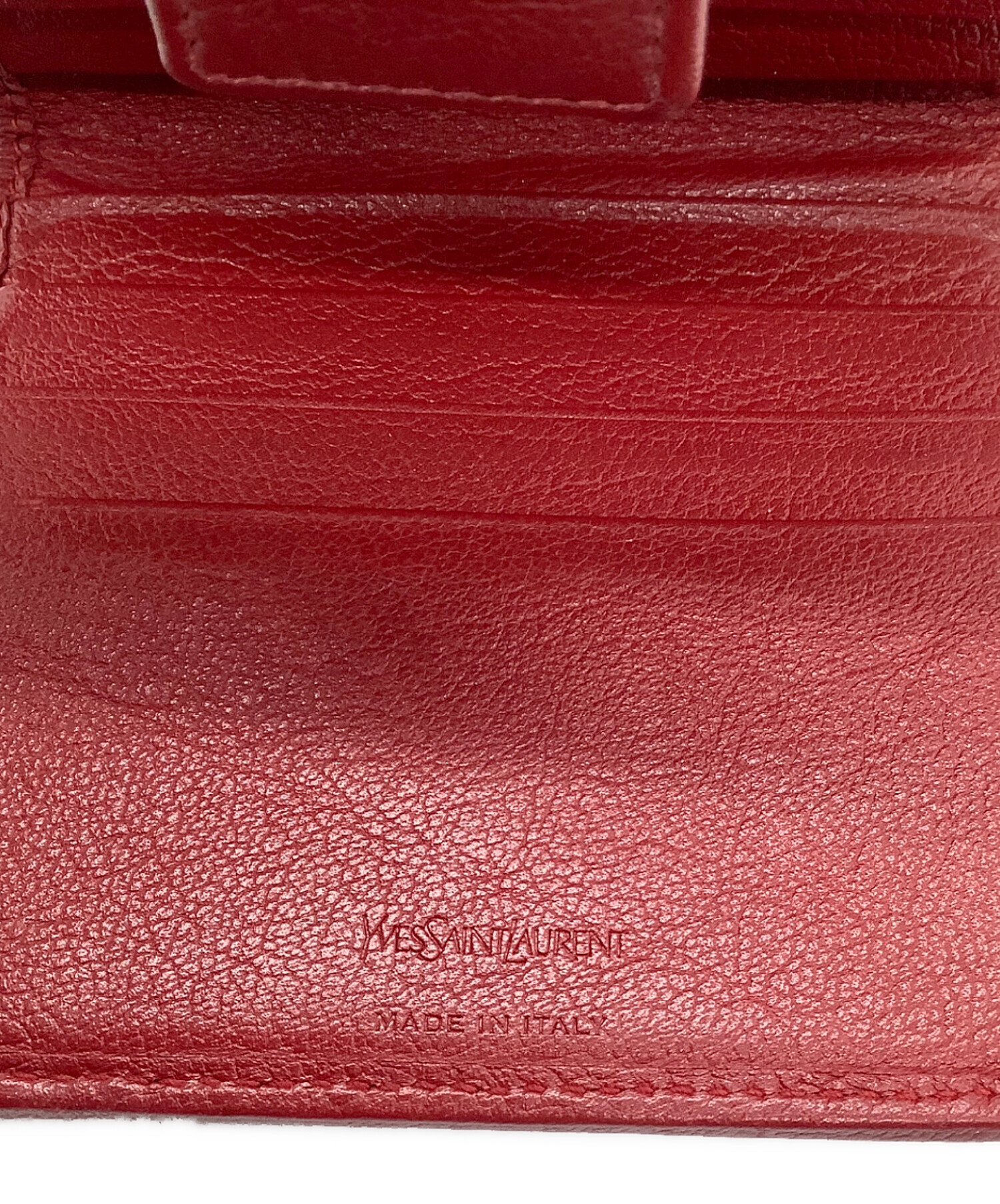 中古・古着通販】Yves Saint Laurent (イヴサンローラン) 2つ折り財布 中古・古着通販】Yves Saint Laurent (イヴサンローラン) 2つ折り財布